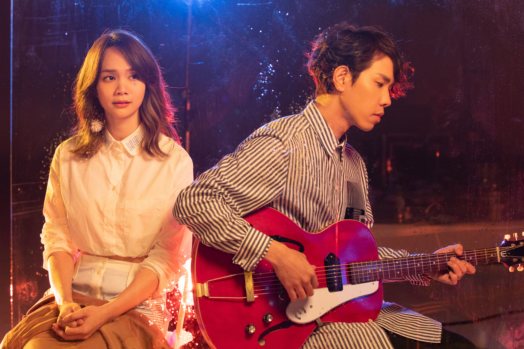 金曲組合慢慢說因女主唱利得彙受傷暫停曝光，仍推出第2波主打〈再見．快樂〉MV。（雅慕斯娛樂提供）