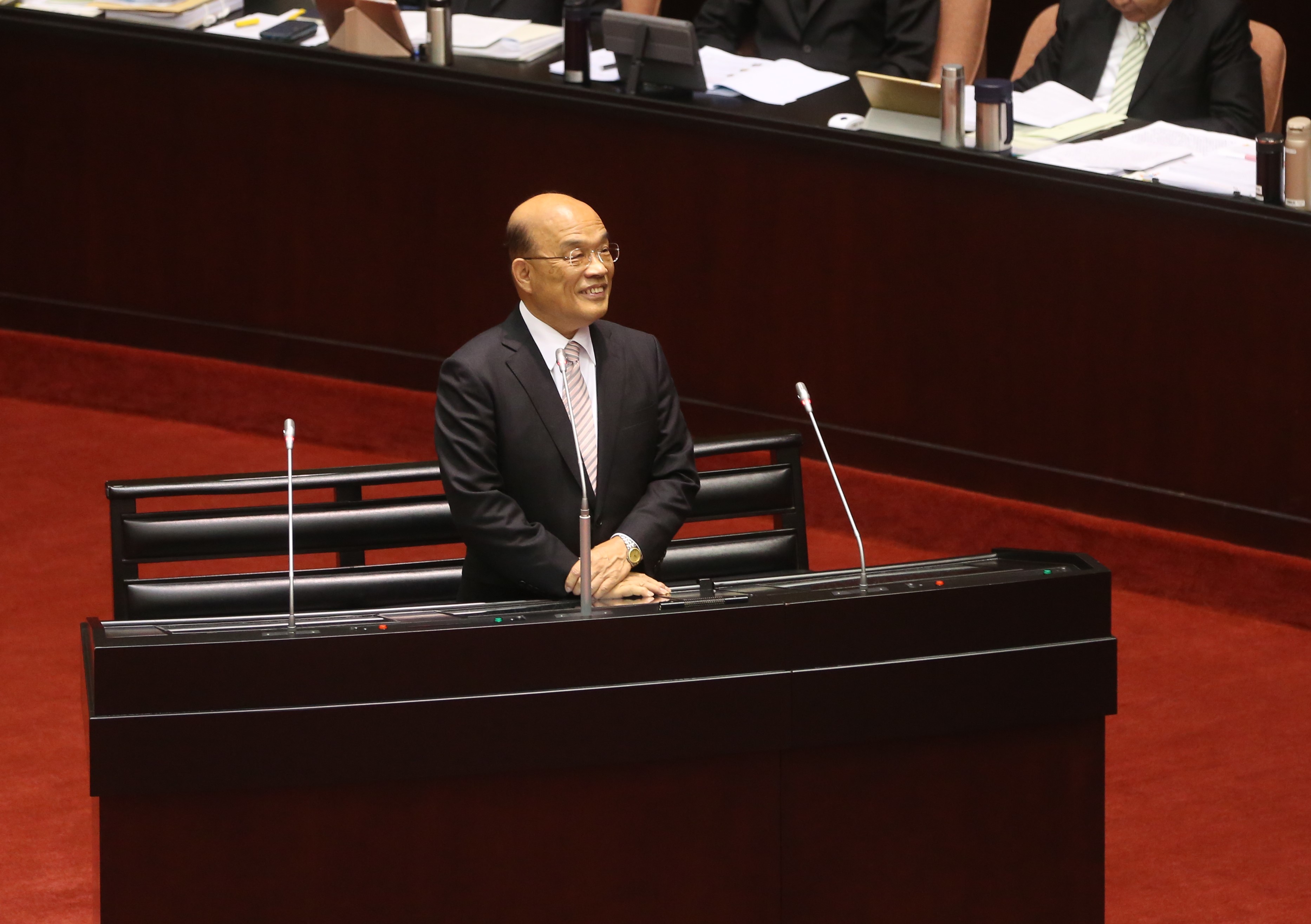 行政院長蘇貞昌今到立法院備詢。