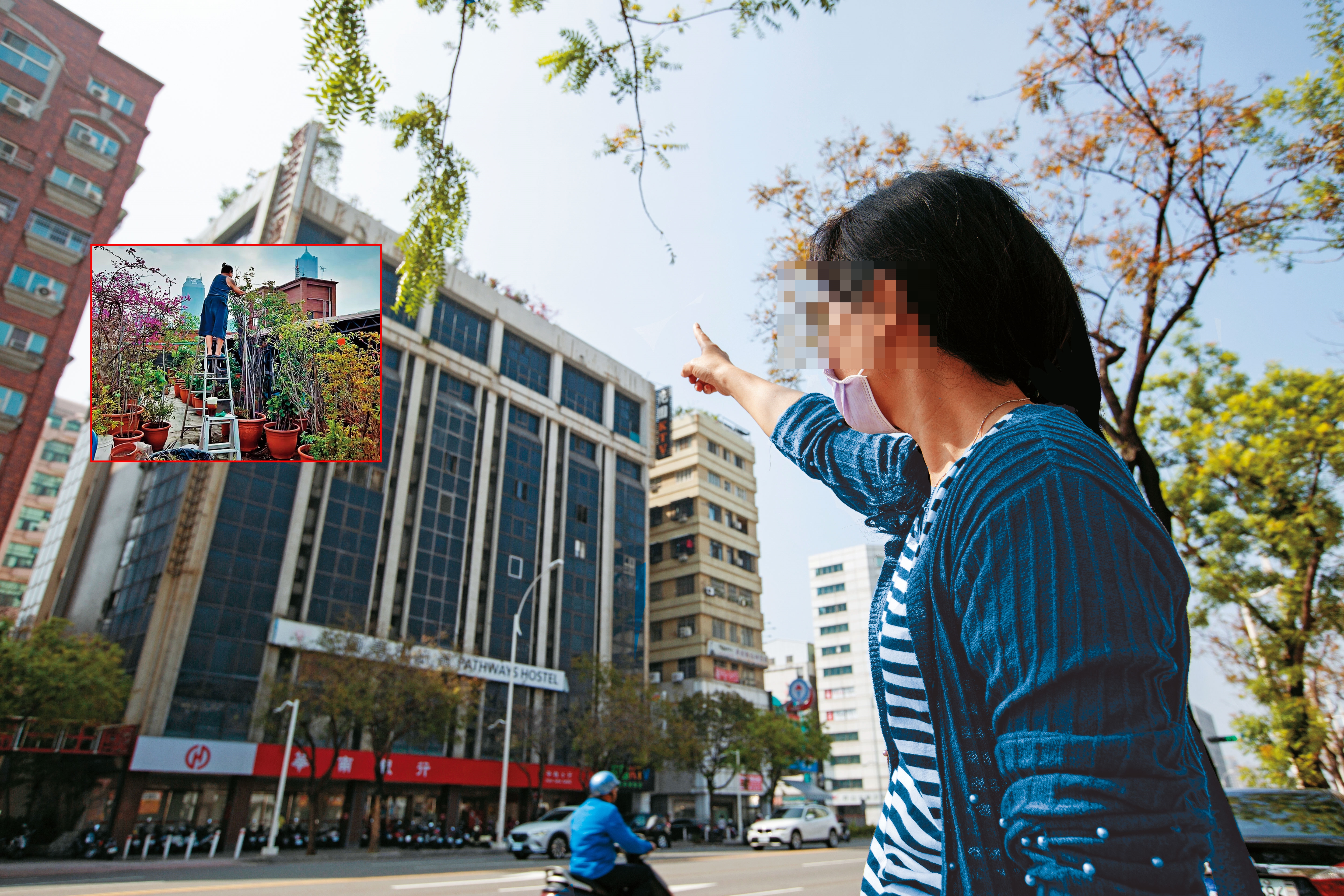 住戶不滿戴崇慶霸占13樓頂，還竊水竊電，每個月數萬元的水電費，竟要大樓所有住戶買單。