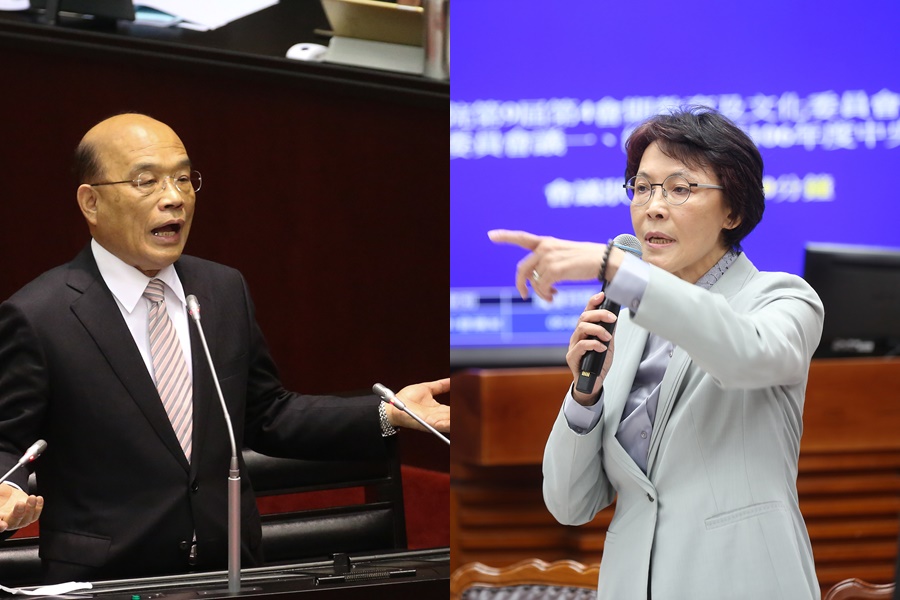 同婚草案在民進黨動員下，今以逕付二讀方式闖關成功，國民黨立委黃昭順在質詢時怒嗆蘇貞昌。