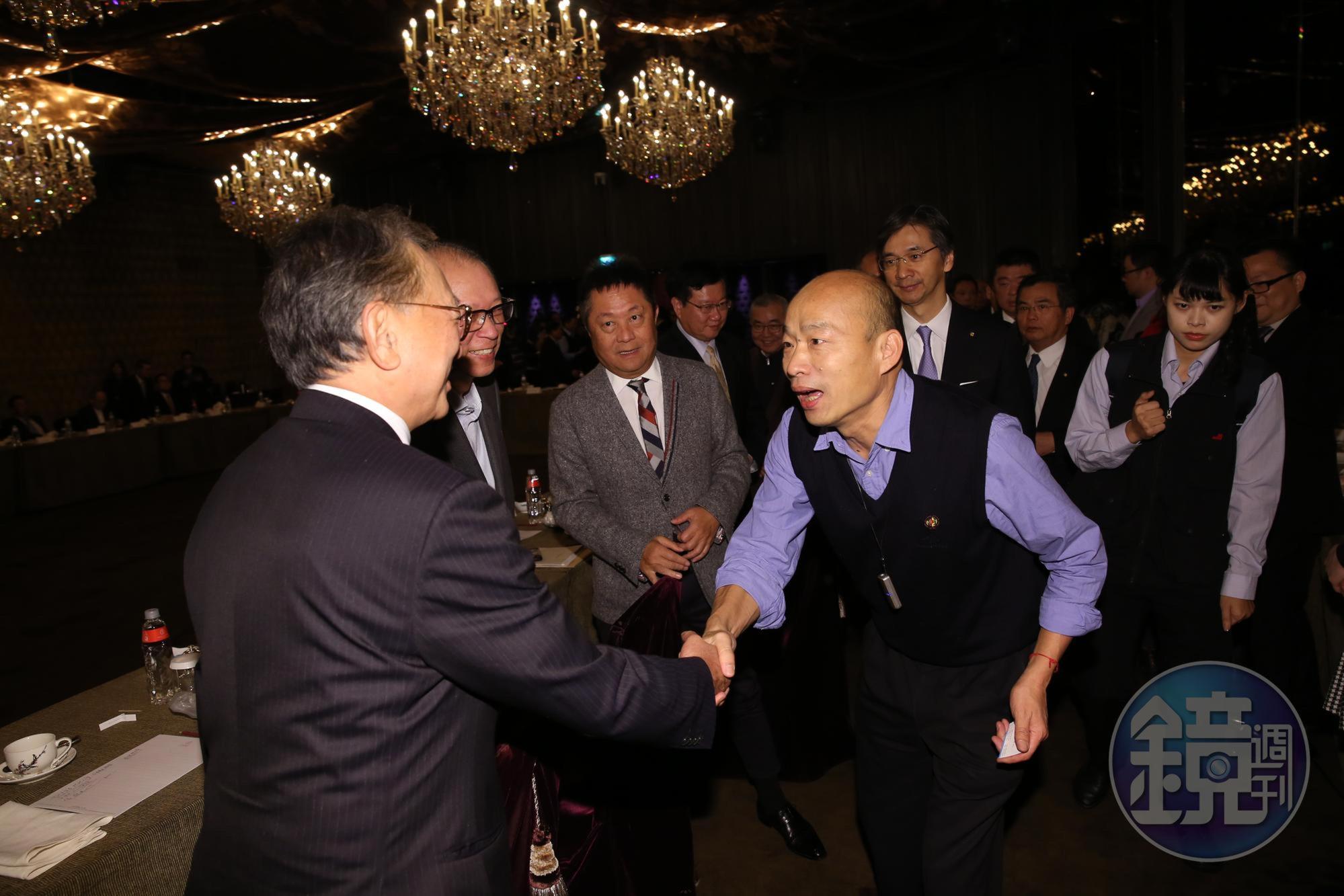 韓國瑜受邀出席工商協進會理監事聯席會議,全力向業界大老推銷高雄。