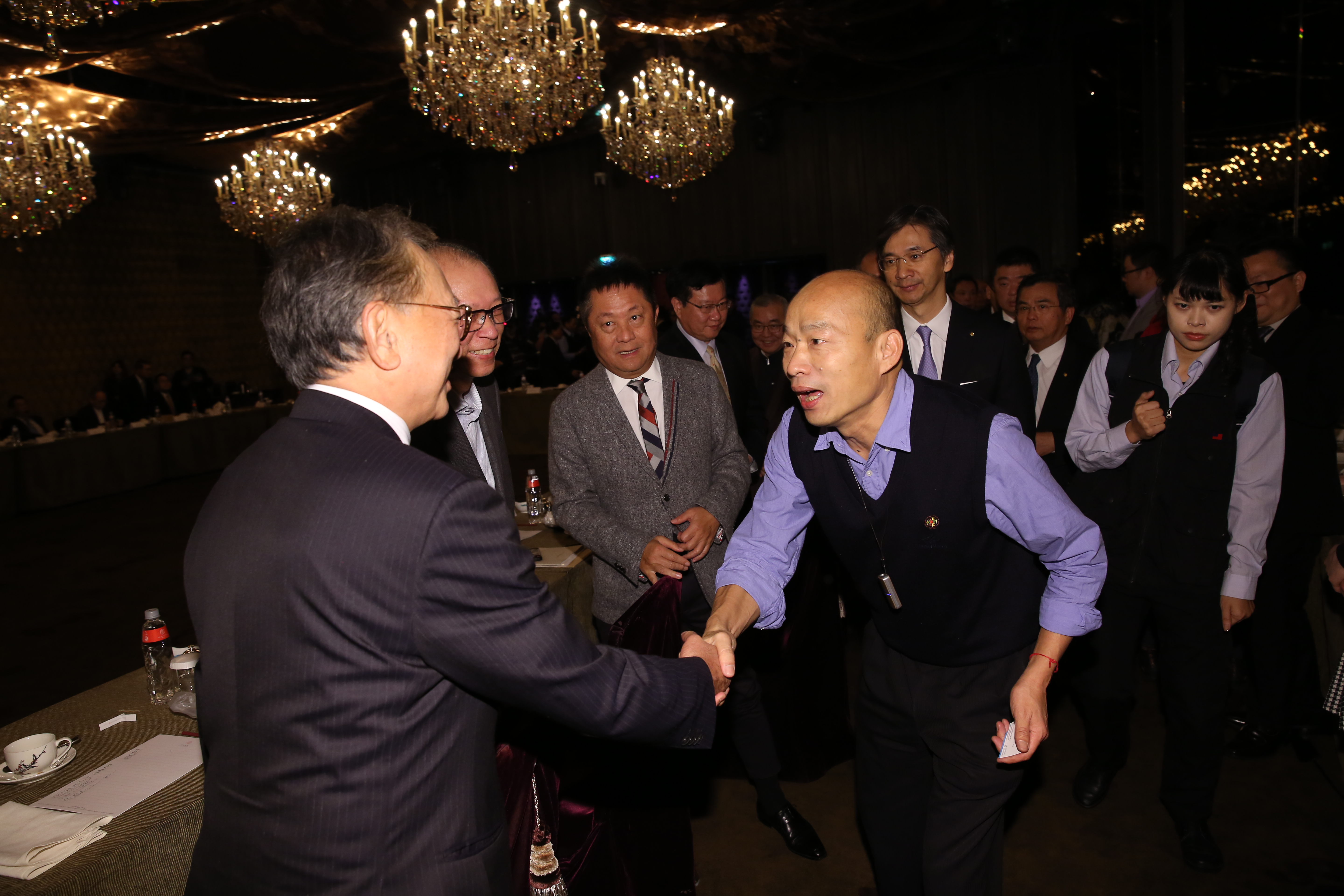 韓國瑜受邀出席工商協進會理監事聯席會議，全力向業界大老推銷高雄。