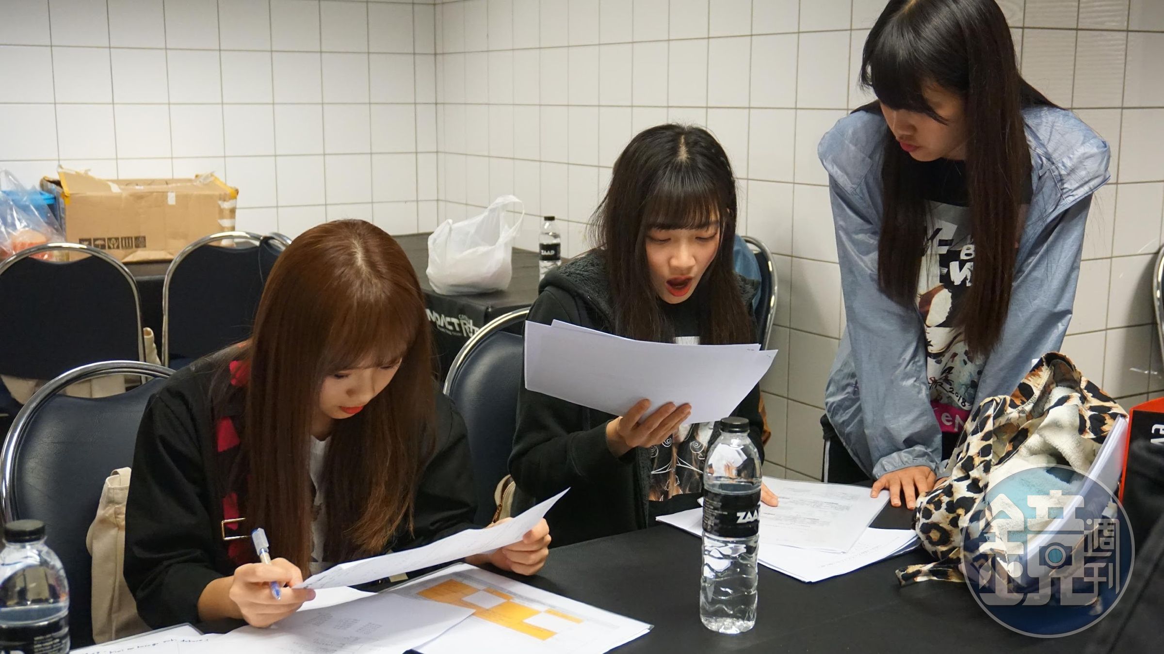 為維持體重控管， AKB48 Team TP工作時以水代替含糖飲料。（好言娛樂提供）