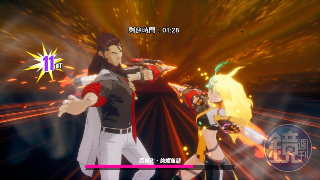 和守護神一起發動「D 武裝必殺技」。（圖片來源：遊戲實機截圖）
