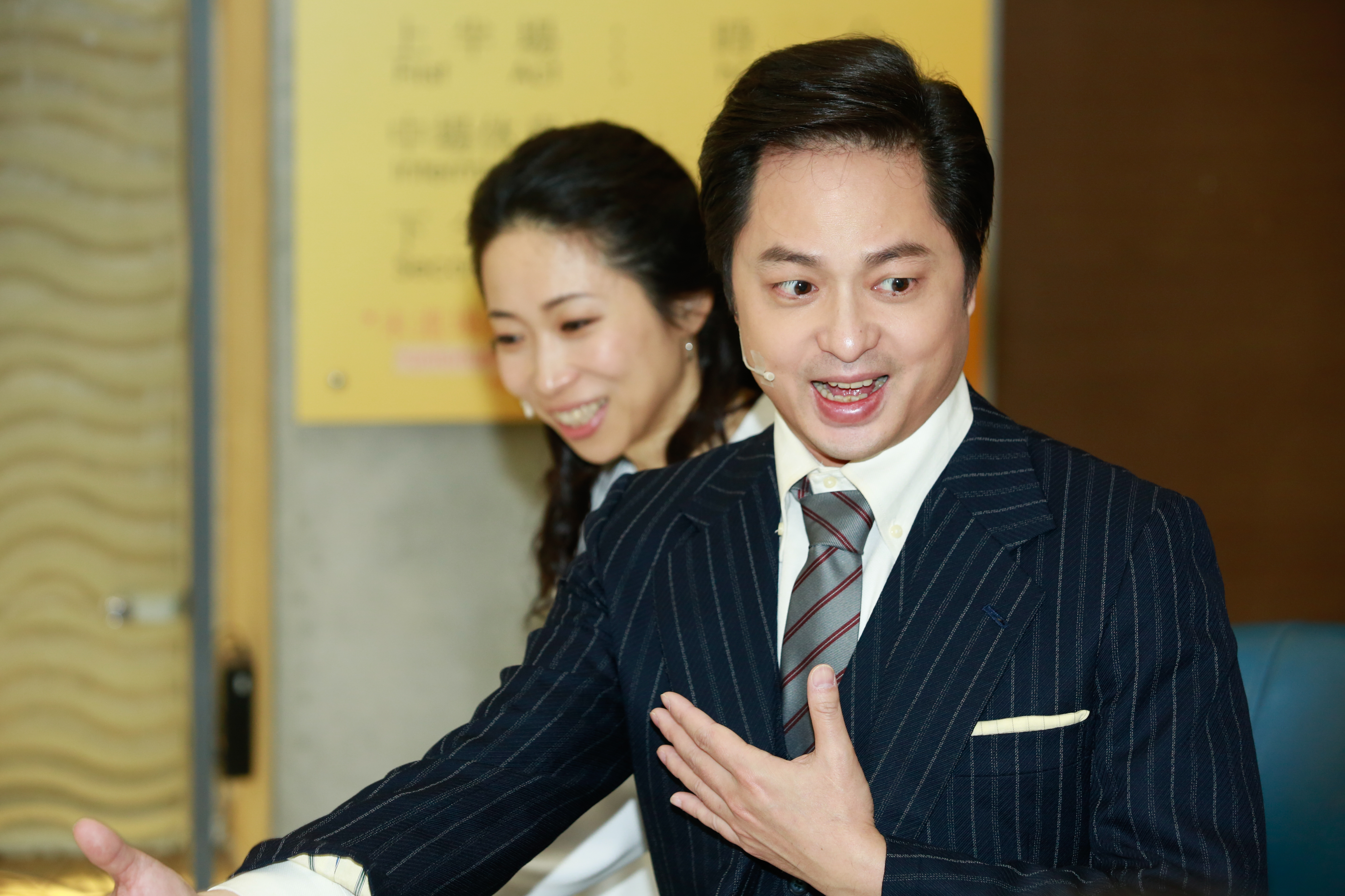 鄭有傑說演對手戲的演員就是真實人物，感覺很奇妙，有時會有種不寒而慄的感覺。