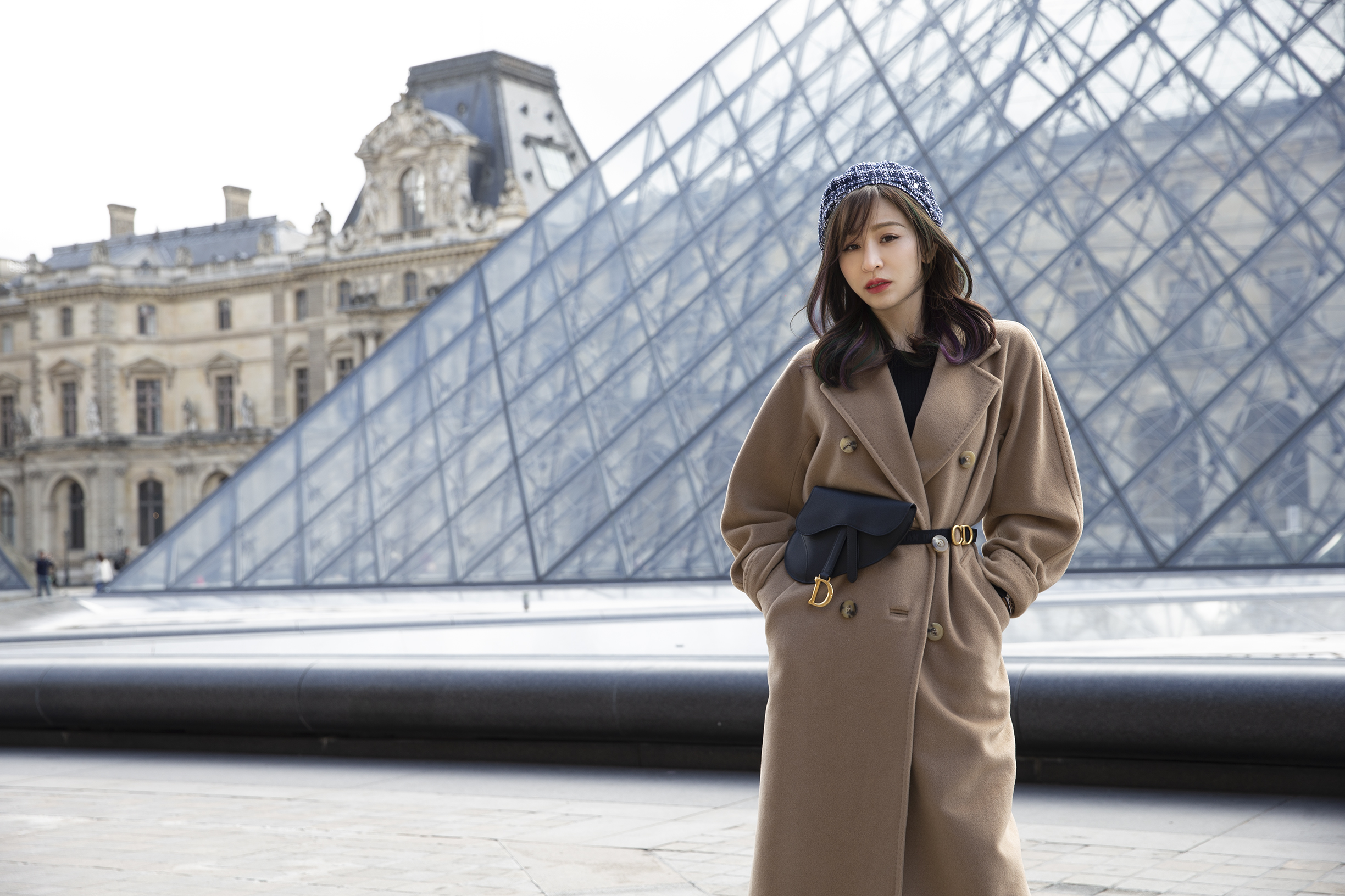 王心凌重遊巴黎，留下許多美麗照片，彌補15年前只能忙著拍戲的遺憾。（天晴娛樂提供）