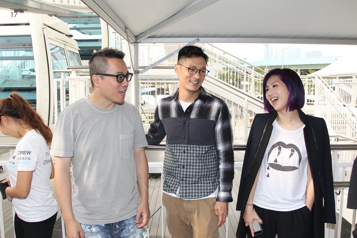 楊千嬅(右起)、余文樂在彭浩翔執導的《春嬌救志明》中聯手搞笑。(東方IC)