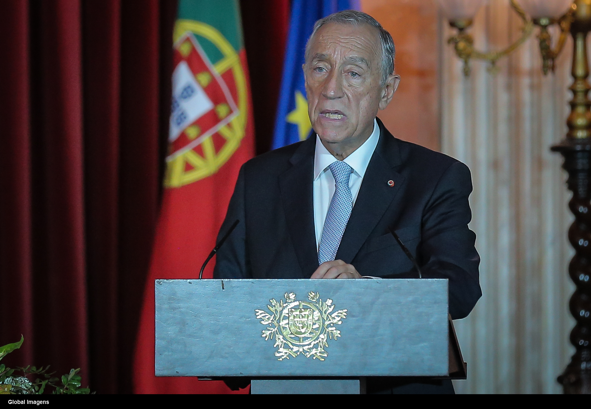 葡萄牙總統德索薩確診武漢肺炎，已取消所有公開行程。（東方IC）