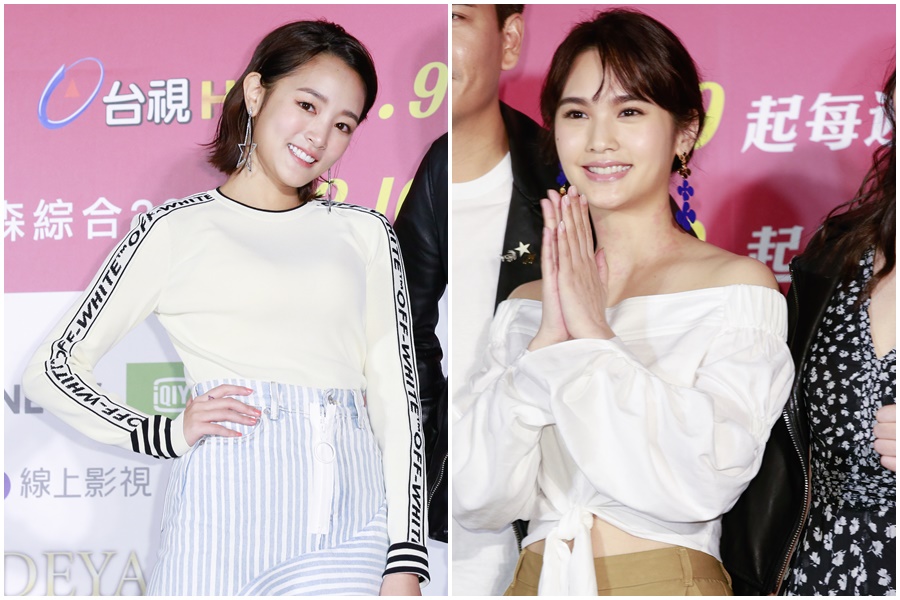 17年前演出「成美」的楊丞琳（右圖）現身，和新版「成美」王淨（左圖）同台。