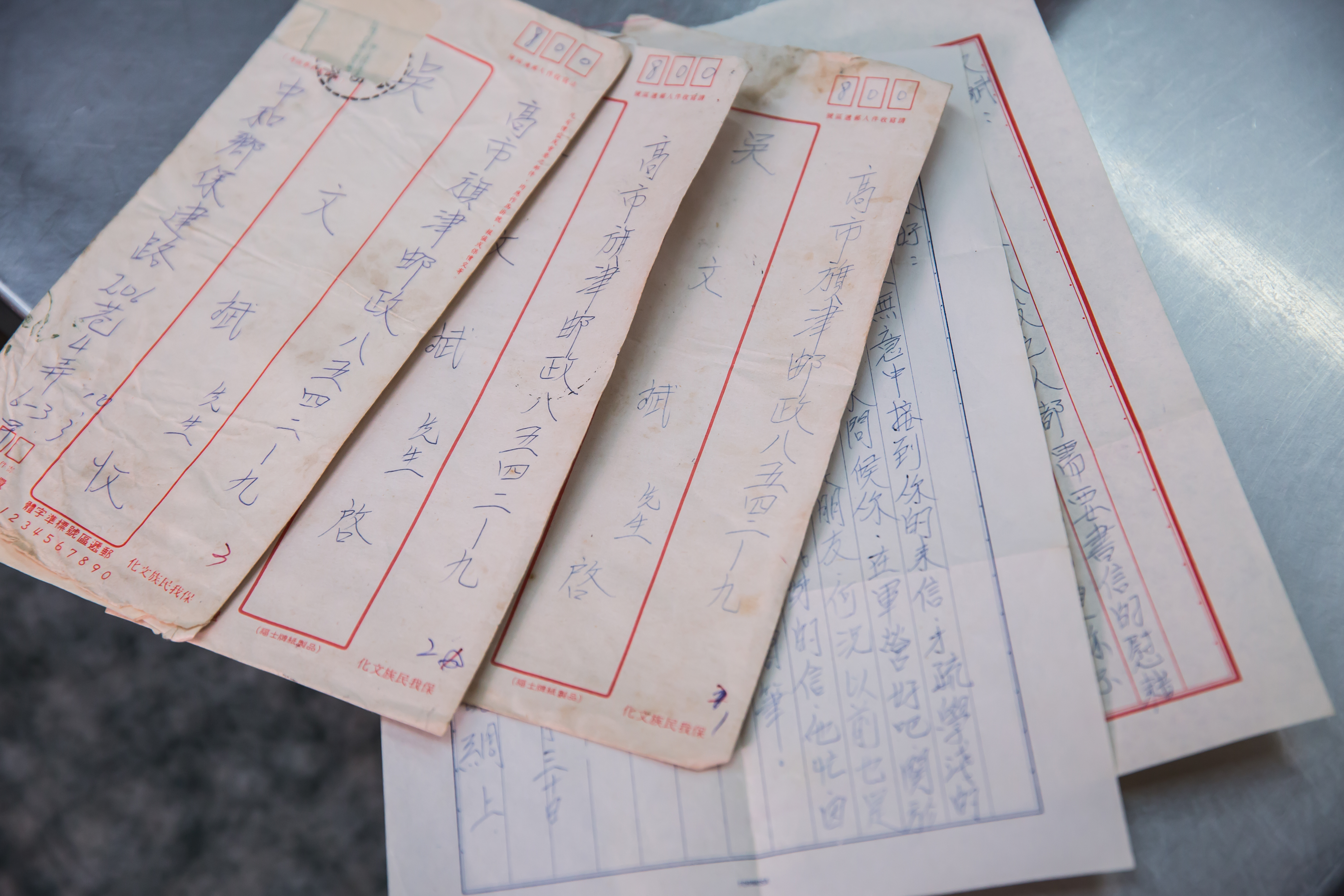 吳文彬與太太通情書百餘封，至今都完整保留。