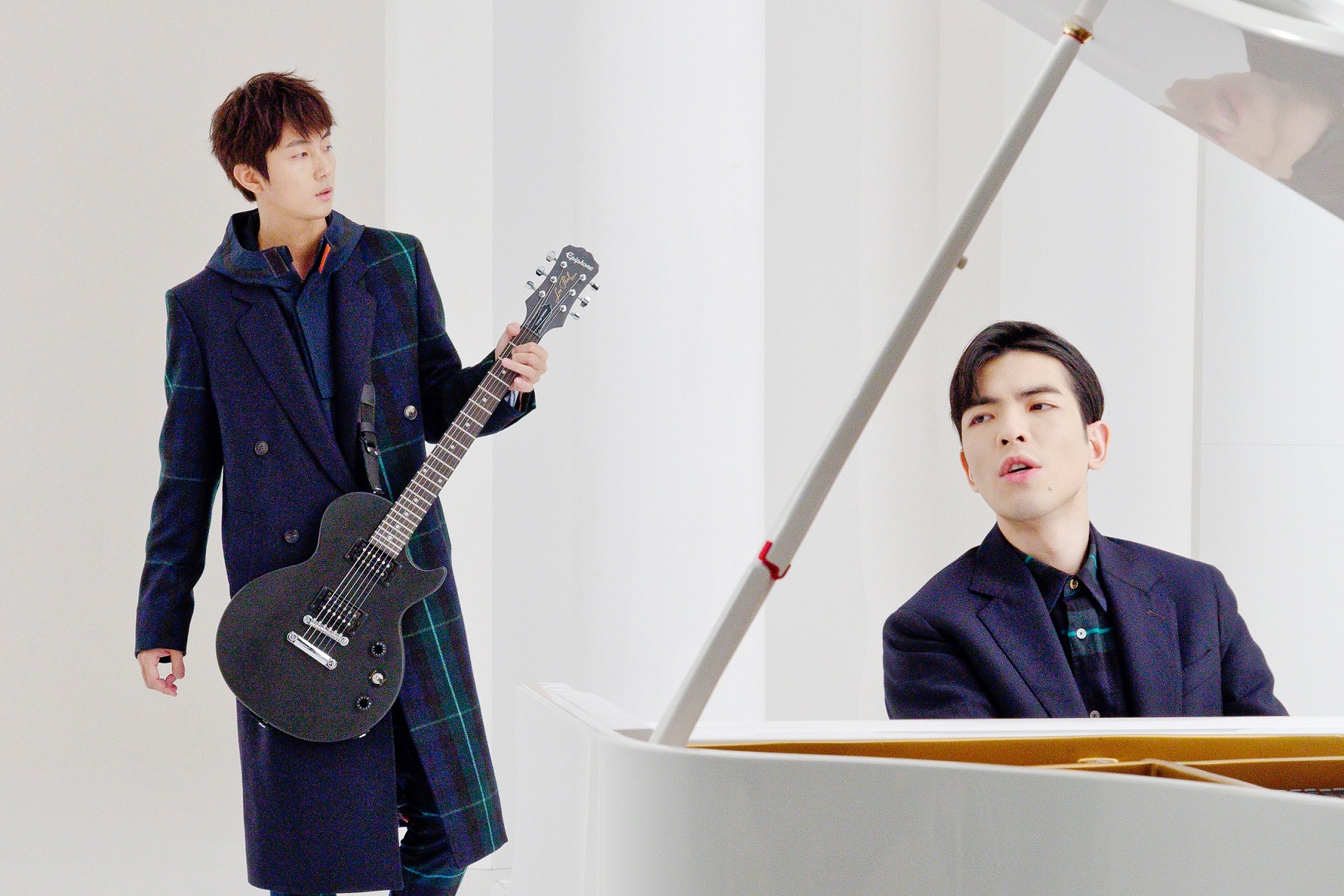 蕭敬騰力挺後進並為許書豪抬轎的心意，讓許書豪超級感動！（上行娛樂提供）