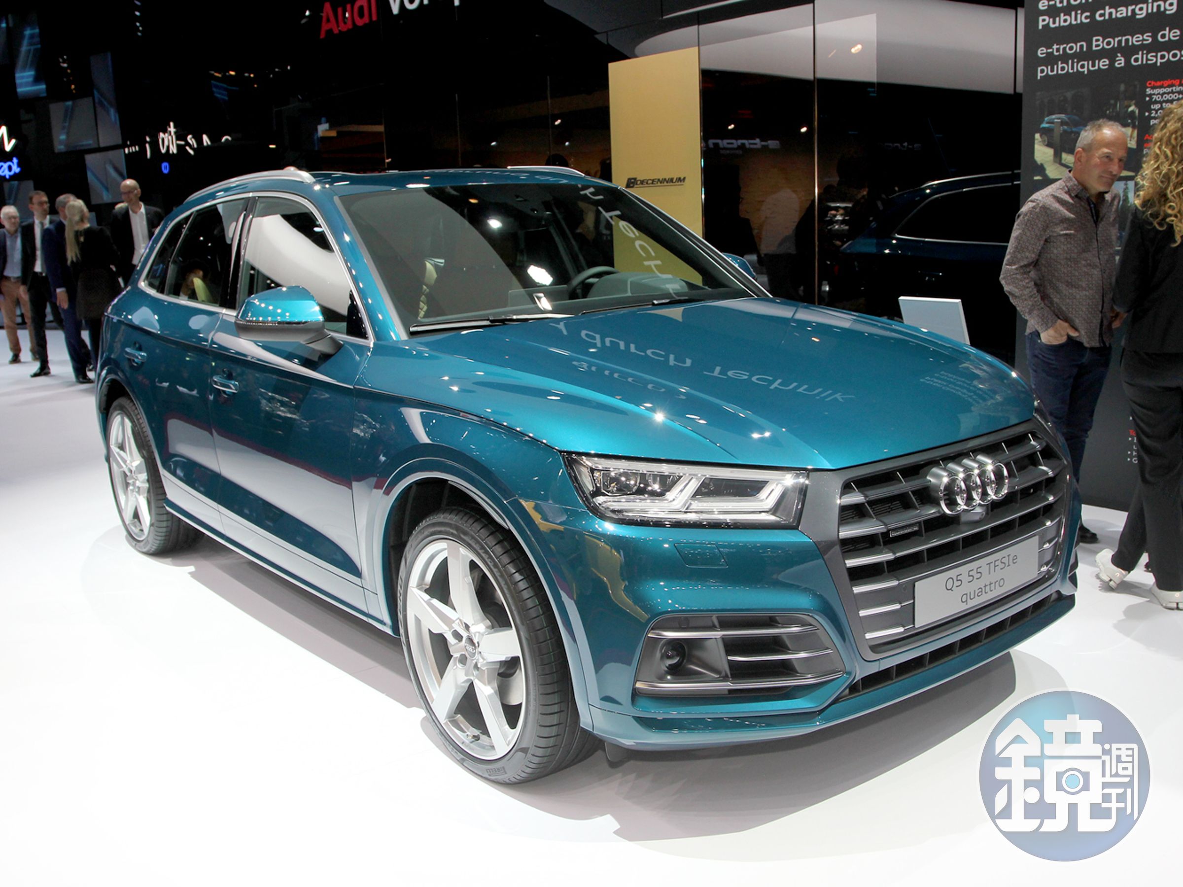 Q5 TFSI e的外型與一般Q5並無不同。