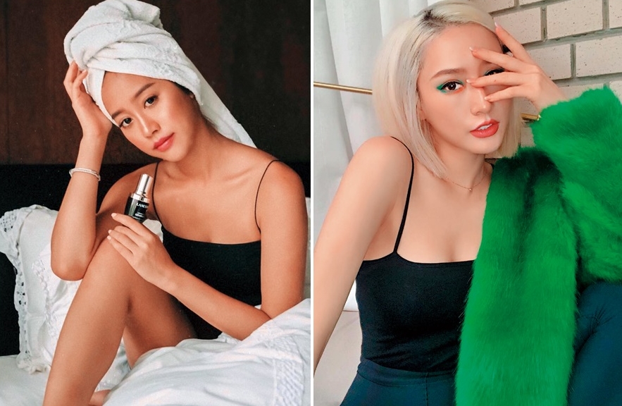 廖津琳（左圖）跟雀斑小姐（右圖）都是IG上的紅人，而且各有風情；廖津琳看來比較成熟有韻味，雀斑小姐嬌媚而且擅於修圖。