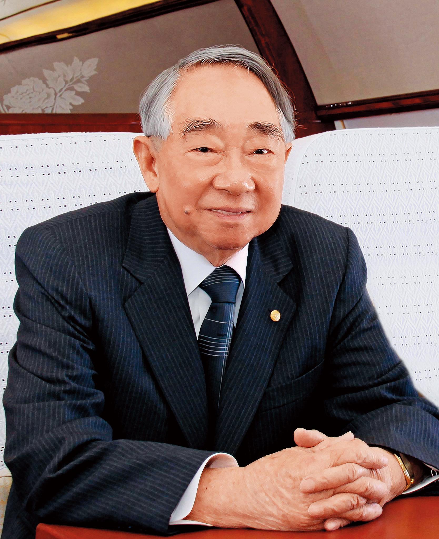2016年創辦人張榮發（圖）辭世後，長榮集團就推行專業經理人制，淡化家族色彩。（東方IC）