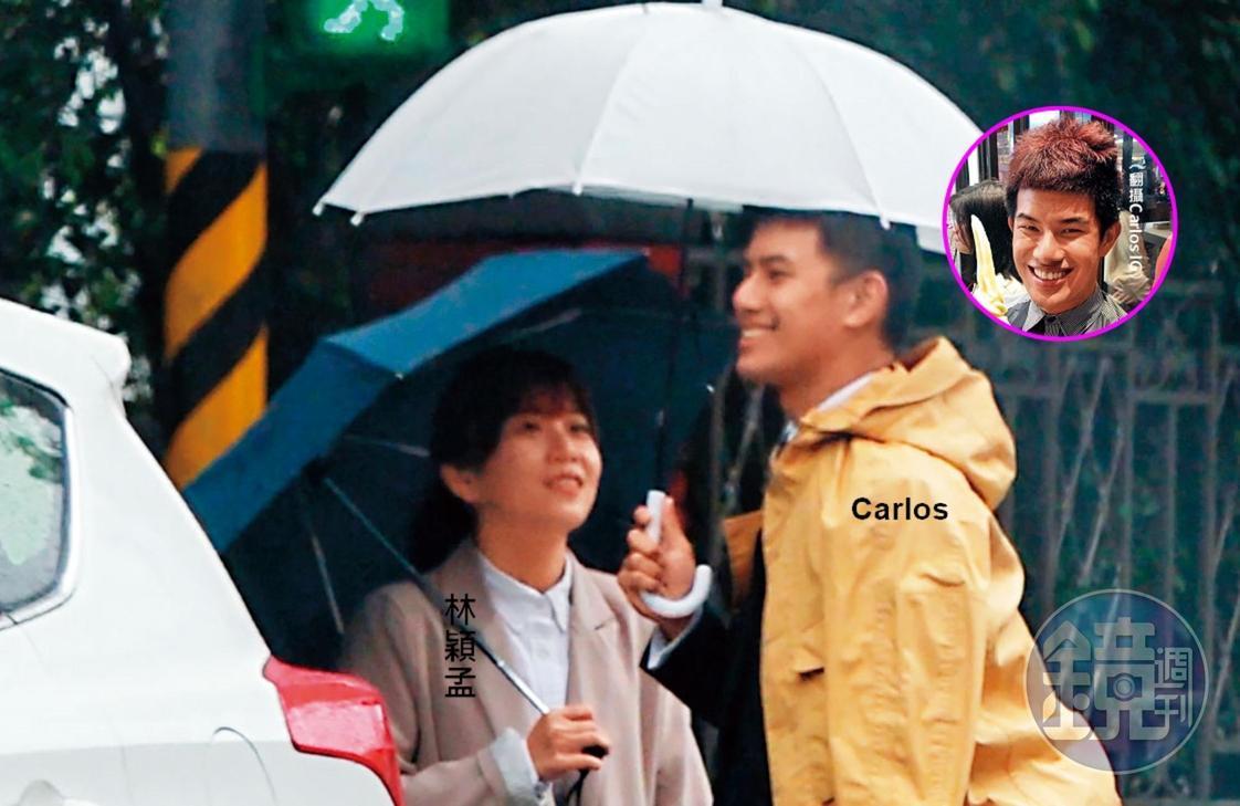 03/07 10:53,深情凝望,美女議員林穎孟熱戀辦公室執行長Carlos,2人在公開場合相處刻意謹守分際,但肢體仍會不經意流露愛意。