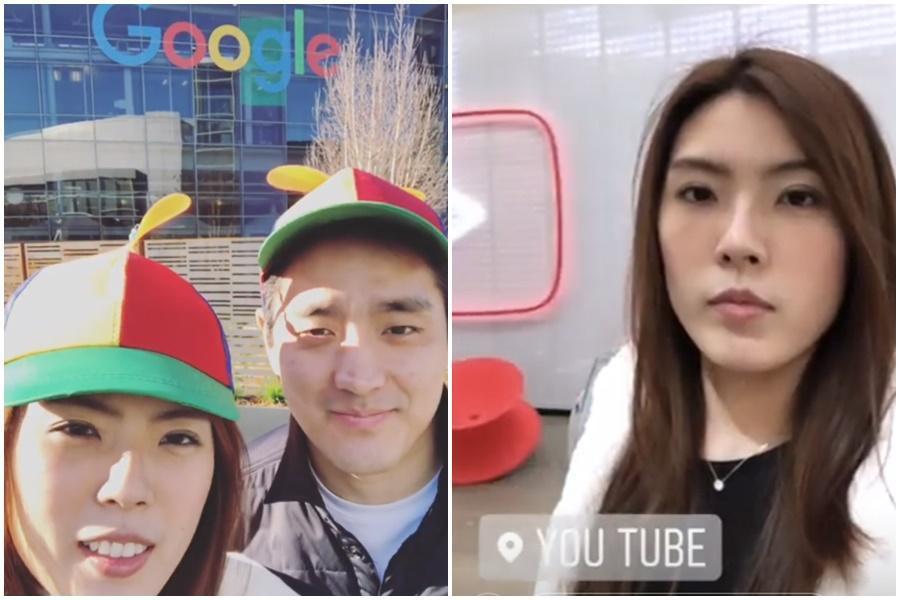理科太太昨遭約卻談臨時請假,反而在IG放上參觀Google總部的影片。(翻攝自理科太太IG)