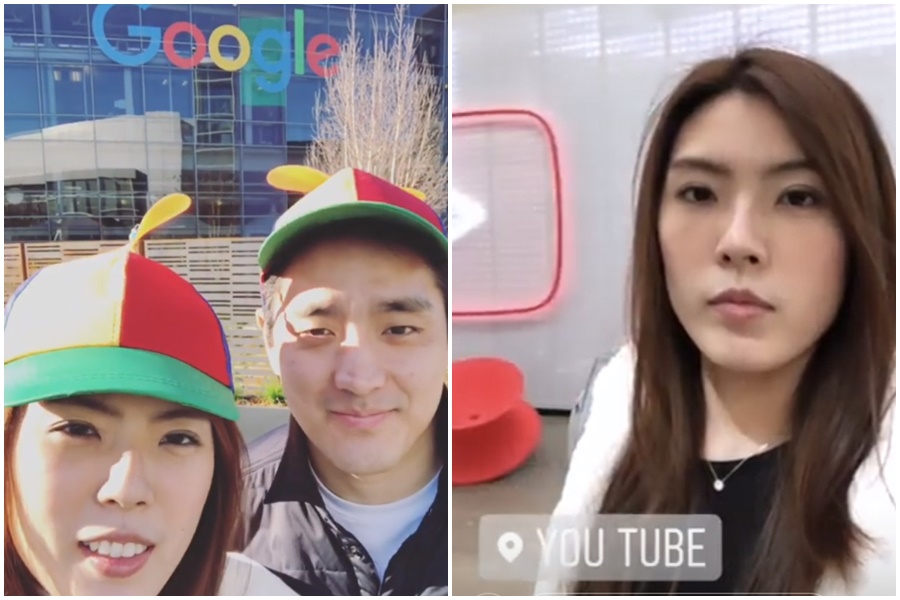 理科太太昨遭約卻談臨時請假，反而在IG放上參觀Google總部的影片。（翻攝自理科太太IG）