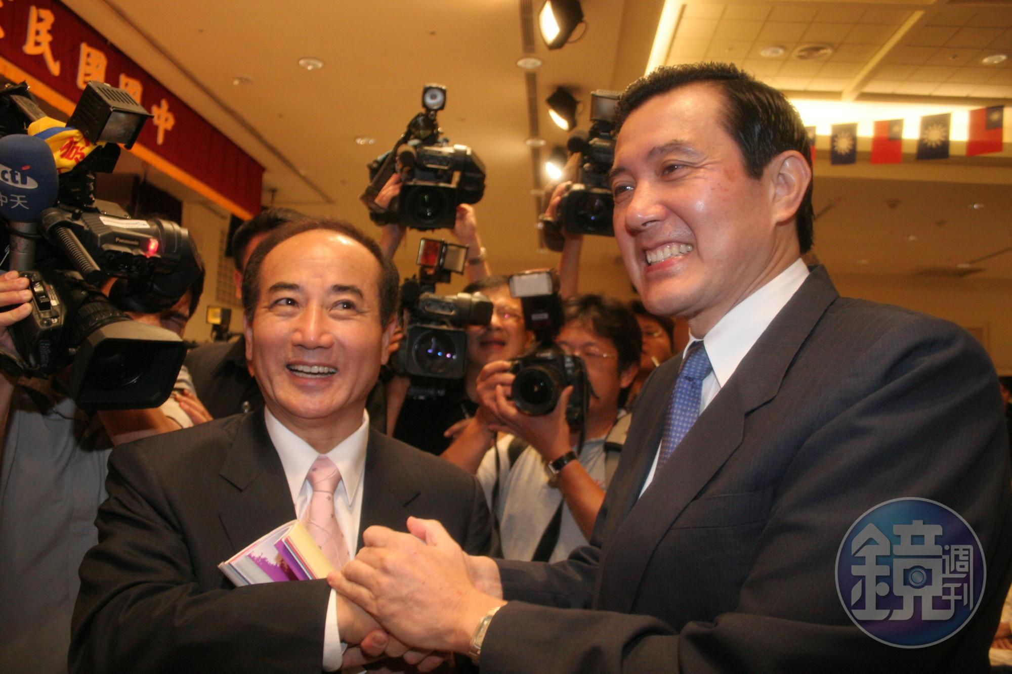 2005年，王金平與馬英九競逐國民黨黨主席失利。