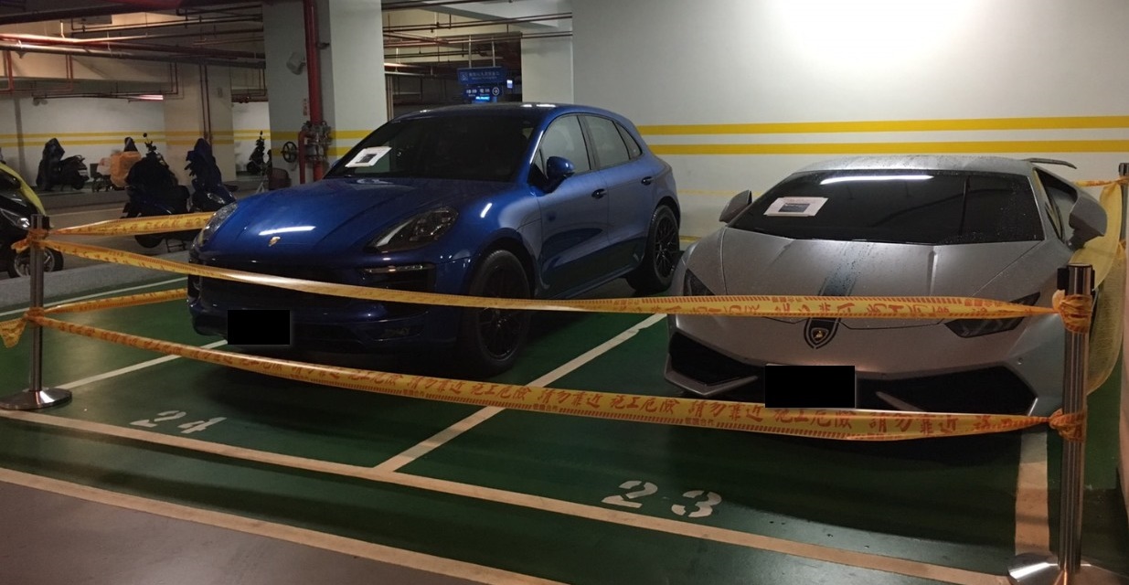 因獲利頗豐，高嫌等人出入都開豪車。（刑事局提供）