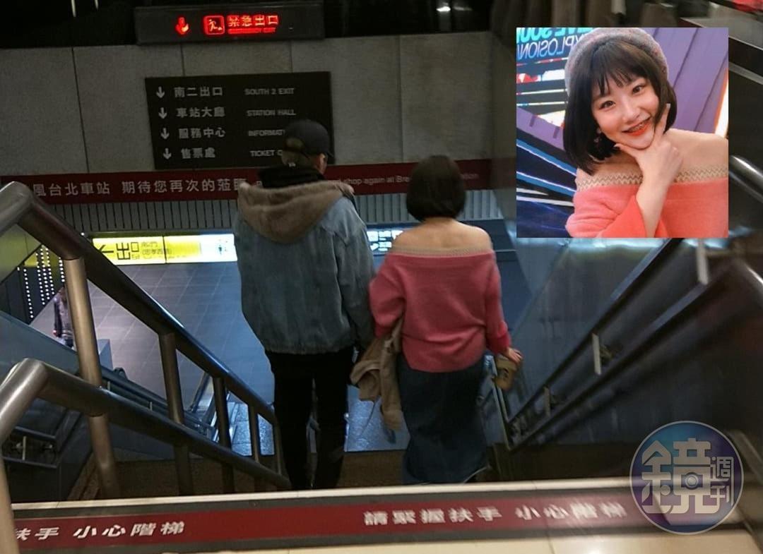 網紅焦凡凡上月她現身台北車站和二名男友人喝咖啡,隨後和其中一名男生離開。