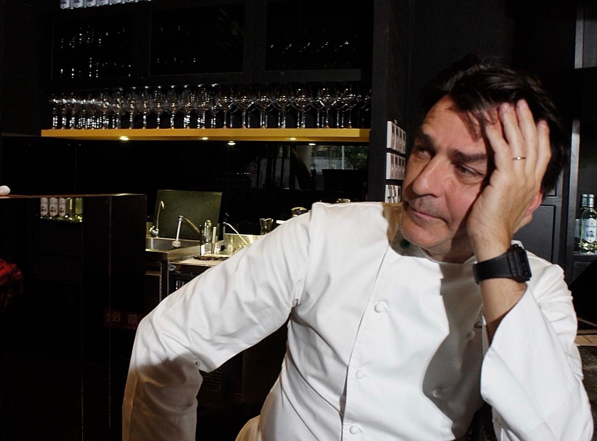 米其林八星主廚亞尼克亞蘭諾（Yannick Alléno）。