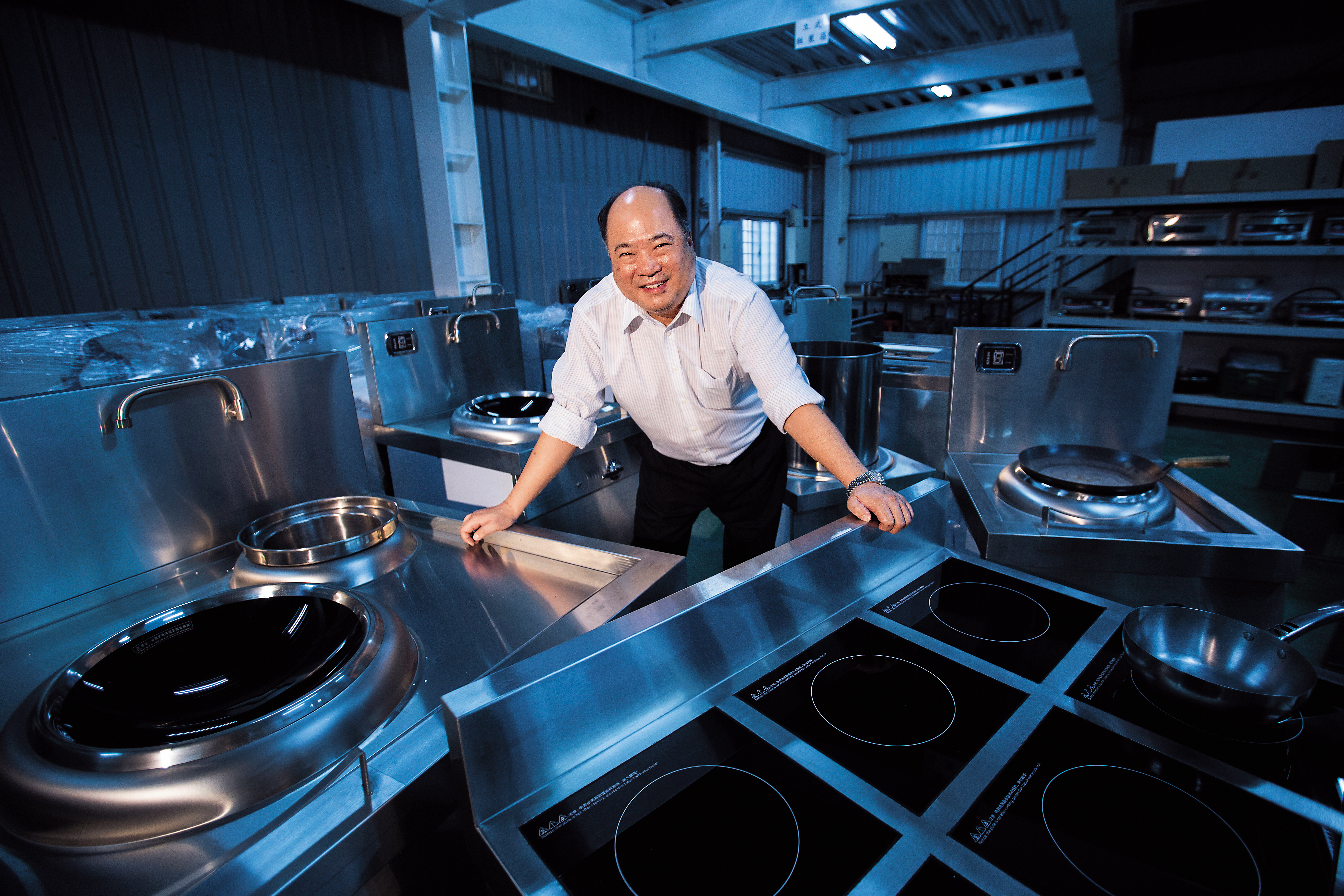 林永祥在中國發現商用電磁爐商機，帶回台灣後，靠著超強業務能力，短短7年攻入連鎖茶飲加盟總部，營收成長25倍，也讓老字號家族企業成功翻身。