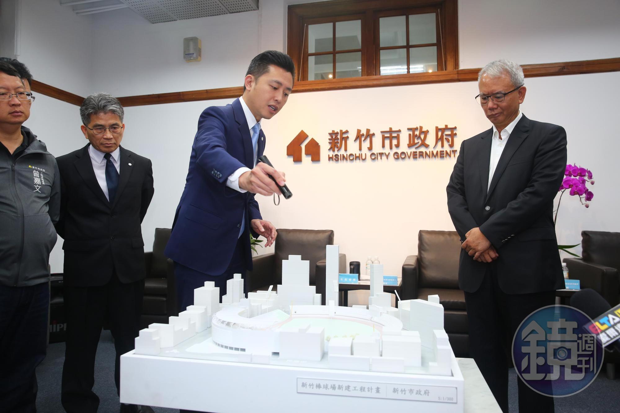 新竹市長林智堅積極爭取味全龍落腳新竹,味全前董事長魏應充也前往拜會,了解可行性。