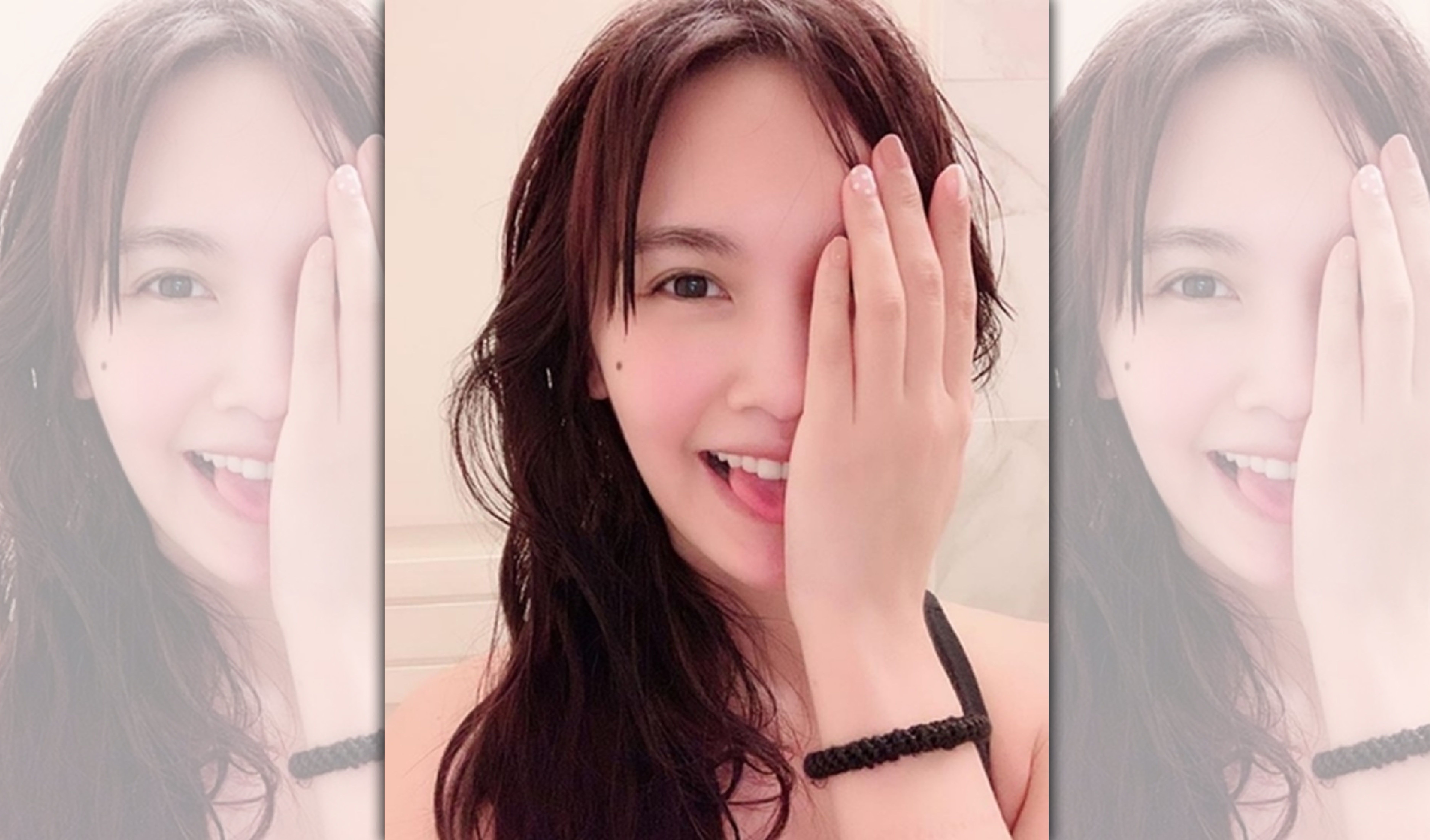 楊丞琳在IG上PO文，炫耀自己運動完還是不洗頭，只靠吹風機吹乾，還自封是「香頭琳」。（翻攝自楊丞琳IG）