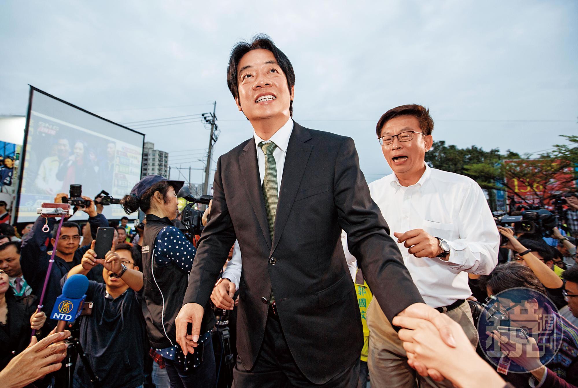 賴清德在台南立委補選傾全力輔選民進黨提名的郭國文，郭驚險過關，成為賴參與初選前的關鍵一役。