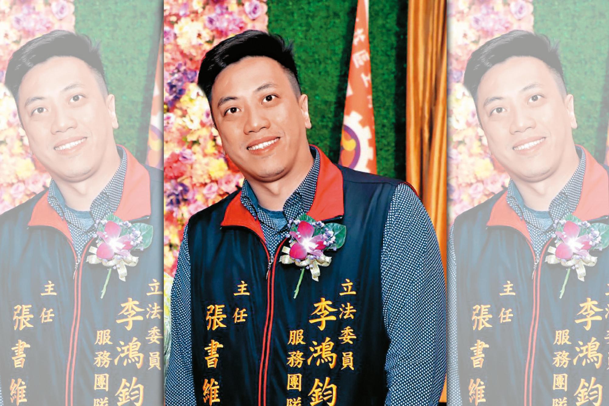 張書維（圖）擔任國會助理長達18年，竟對2名女記者襲胸又企圖性侵害，立委李鴻鈞得知後震怒，已將他辭退。（翻攝臉書）