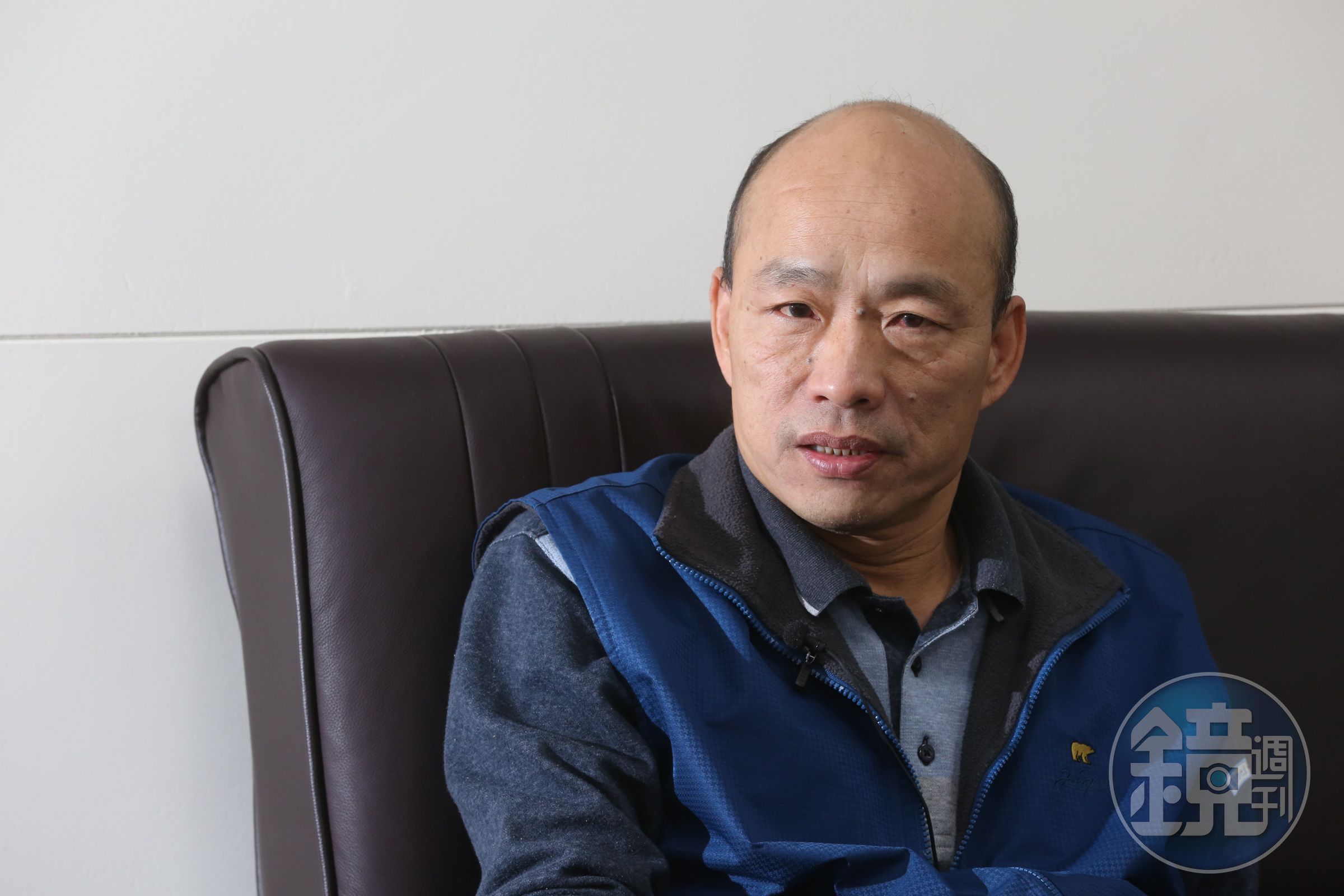 高雄市長韓國瑜昨日主持市政會議罕見動怒。