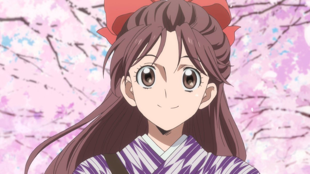 經典少女漫畫《窈窕淑女》影響下,袴裝成為日本女生的畢業服裝首選。《窈窕淑女》圖為2017、2018年分上下兩集上映的動畫電影《窈窕淑女》劇場版劇照。(《窈窕淑女》劇場版官方推特)