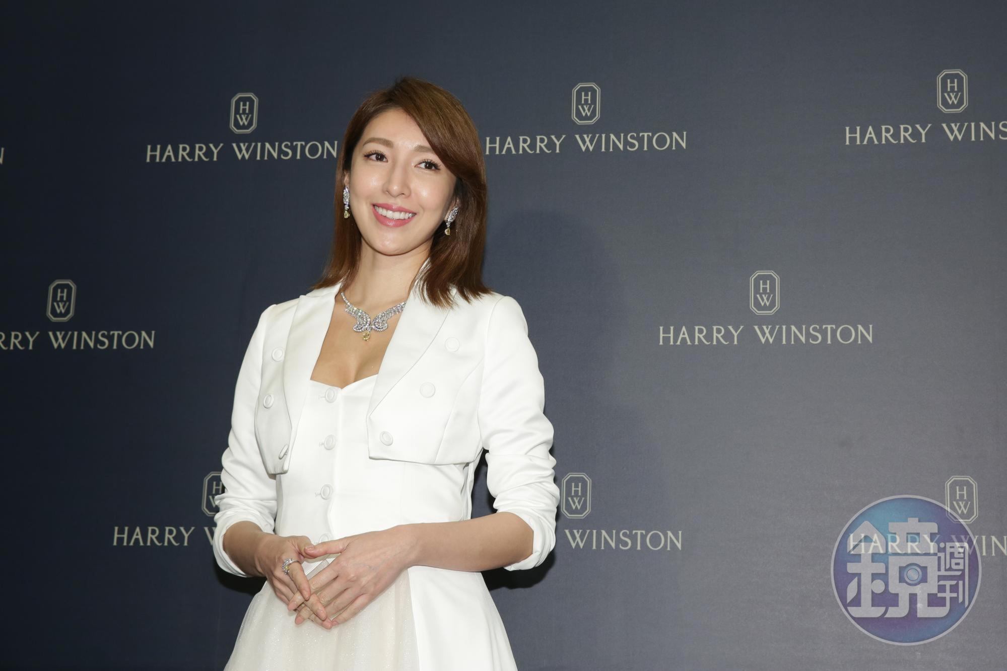 楊謹華出席Harry Winston活動，回想起過去在紐約學習時的點點滴滴。