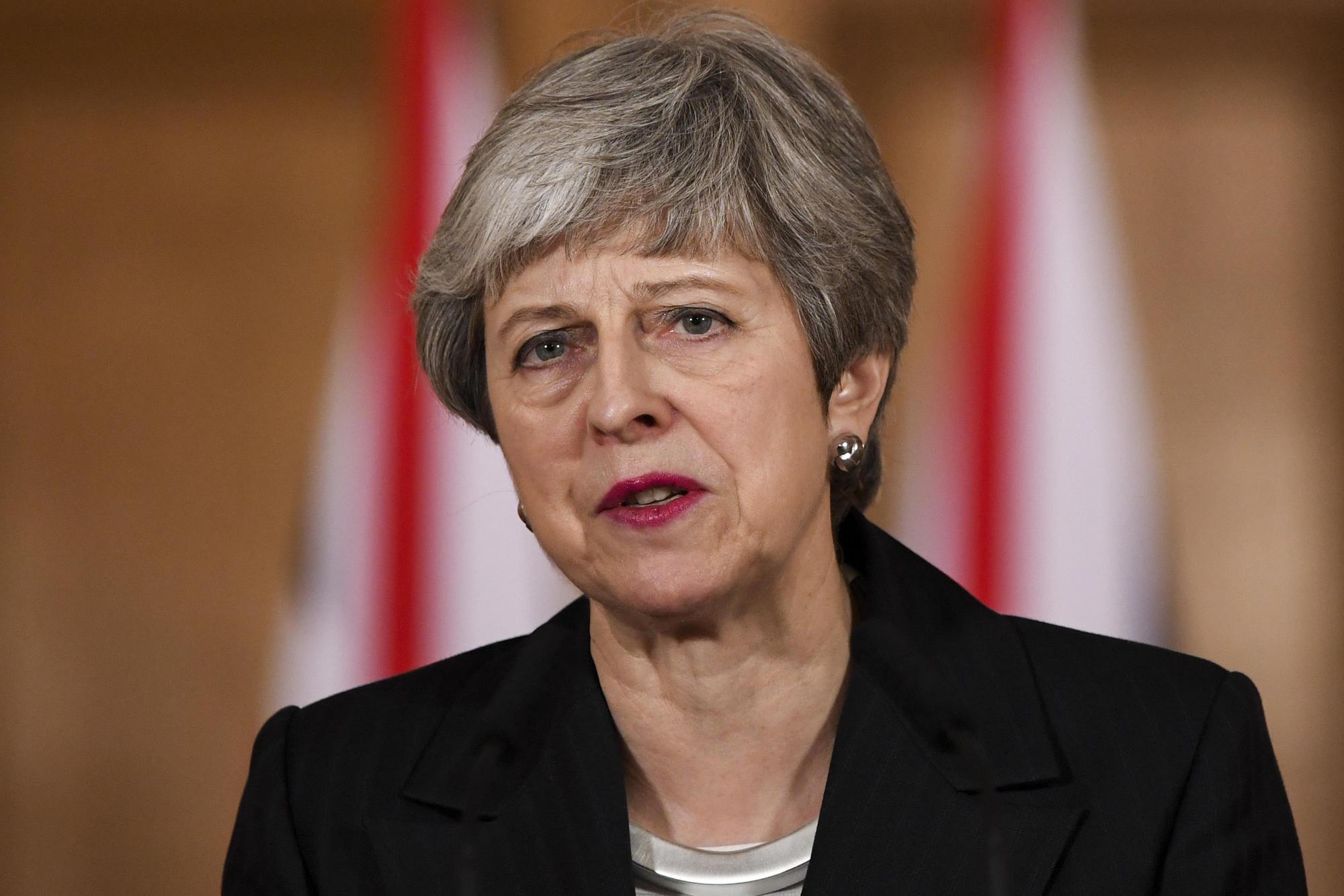 英國首相梅伊昨（20日）去信歐盟，要求延長脫歐期限，但歐盟不願延至6月底，僅給出二選一的選項。（東方IC）