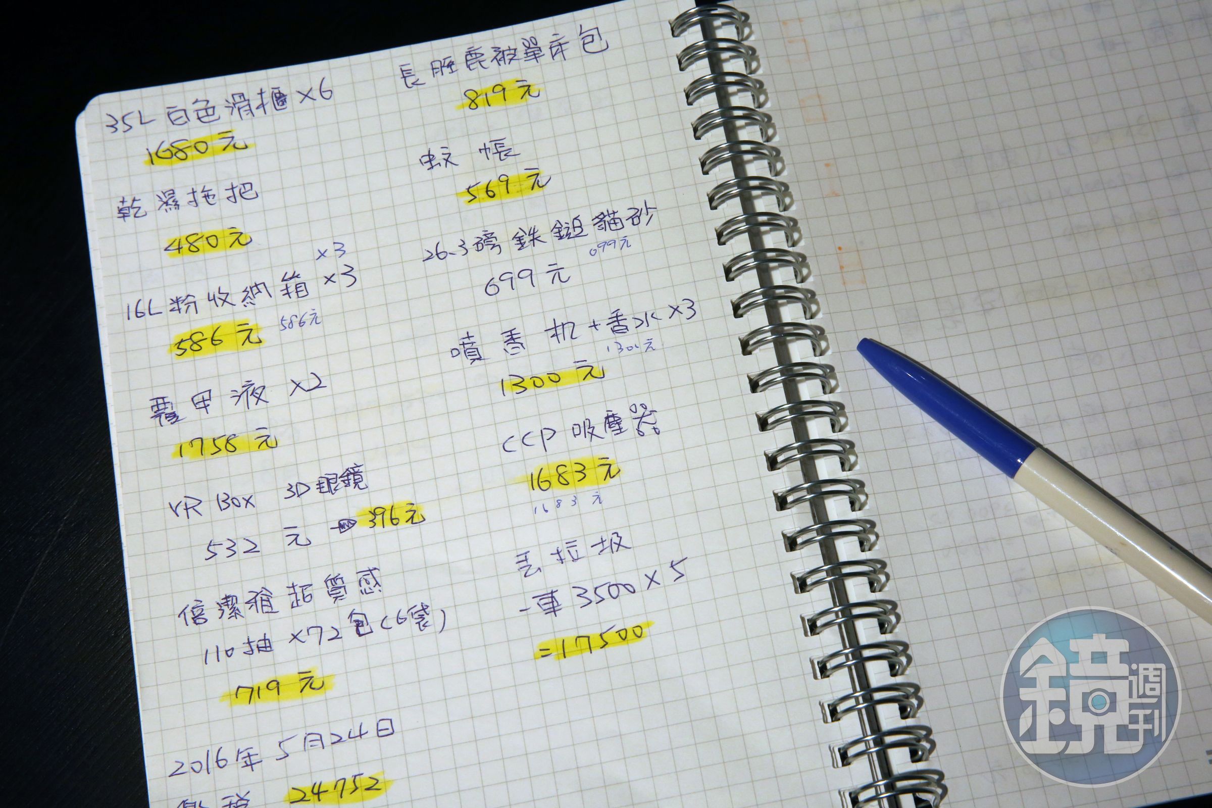 詹子晴從唸書時期就精打細算，每月悠遊卡只加值2,000元，現在的她則把月開銷控制在8,000元。