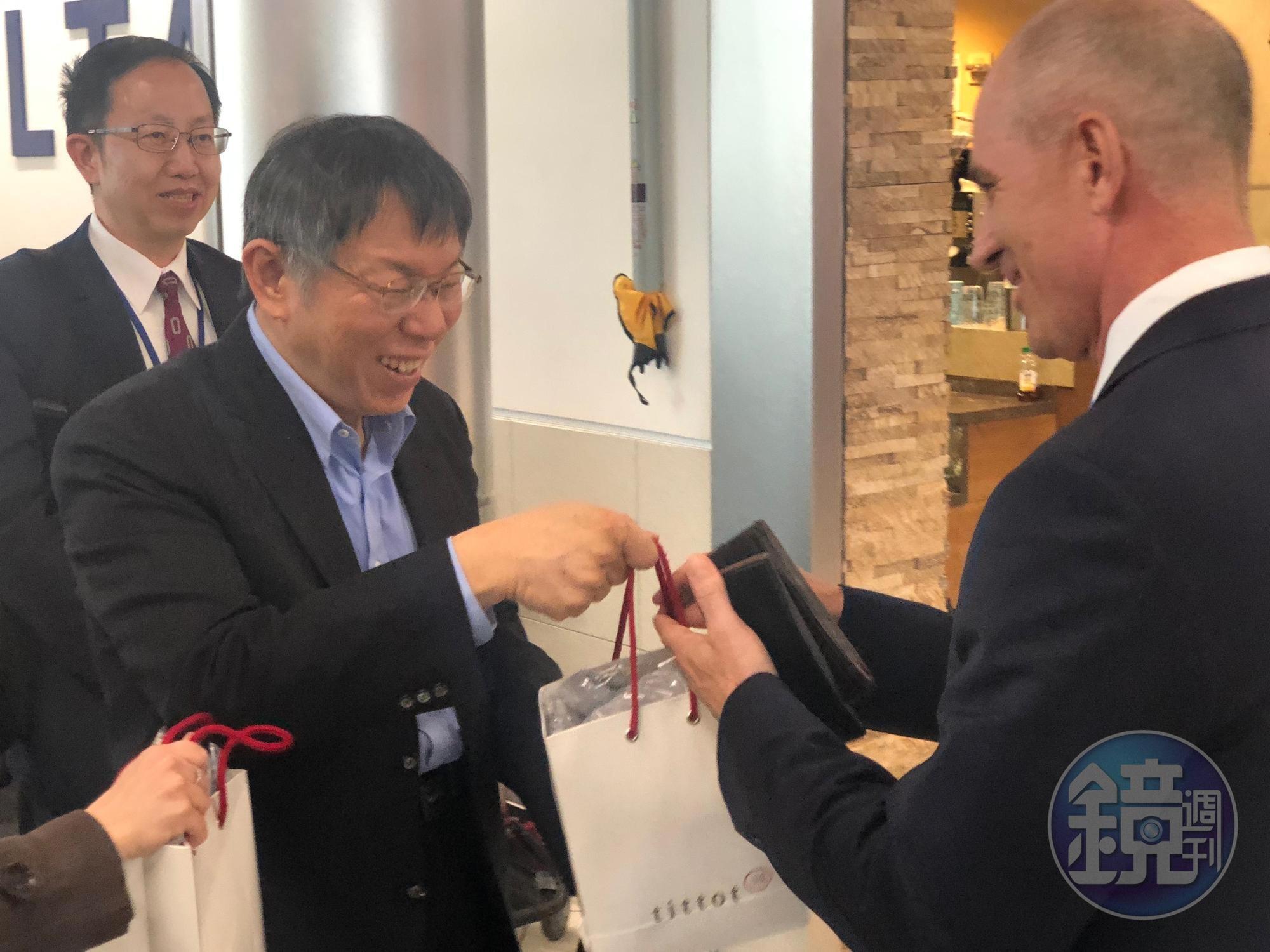 拋出「親美友中」的柯文哲表示，不會有人去違反台灣主體性這個主軸。