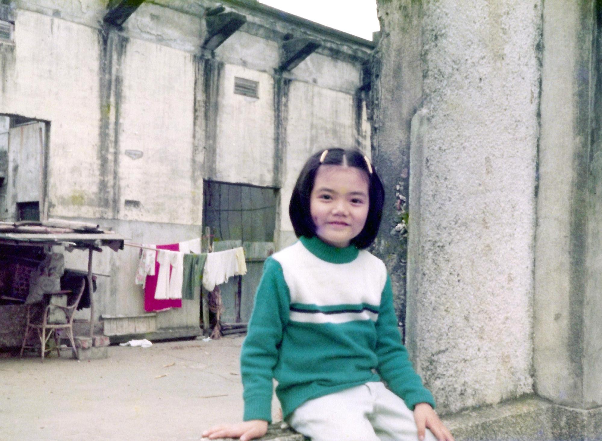 10歲以前,Phyllis與外公外婆同住,童年在台東度過。(Phyllis提供)