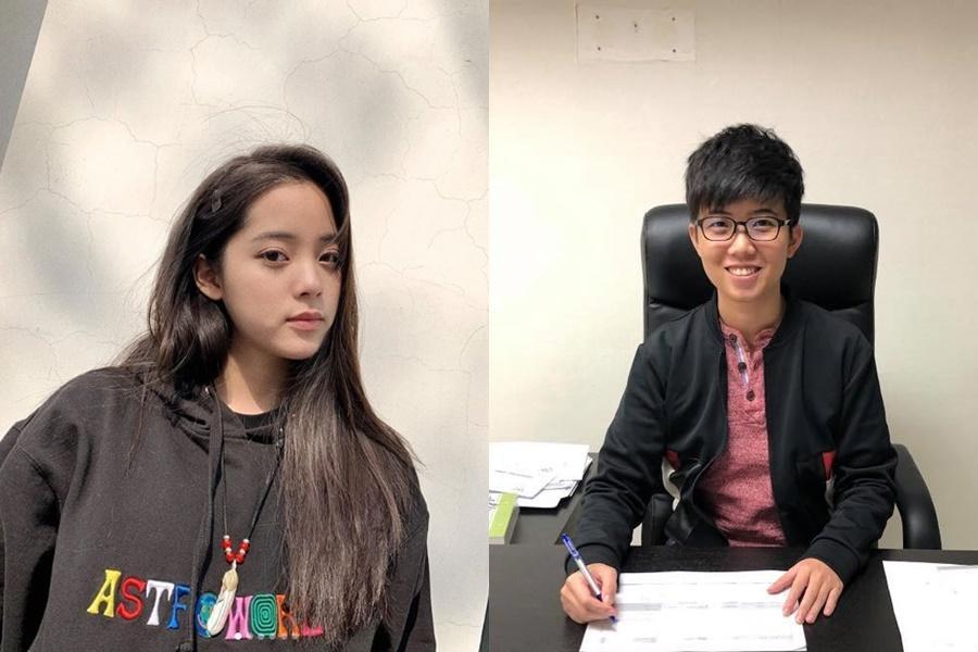 台北市議員苗博雅諷刺歐陽娜娜認同自己是中國人，是因為聽「贛話」（幹話）長大的，她隨後為自己的失言道歉。（翻攝自歐陽娜娜IG、苗博雅臉書）