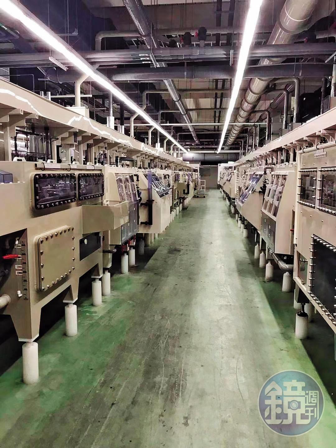 嘉聯益投資5億美元的設備和產線,目前全部停擺,設備商損失慘重。(讀者提供)