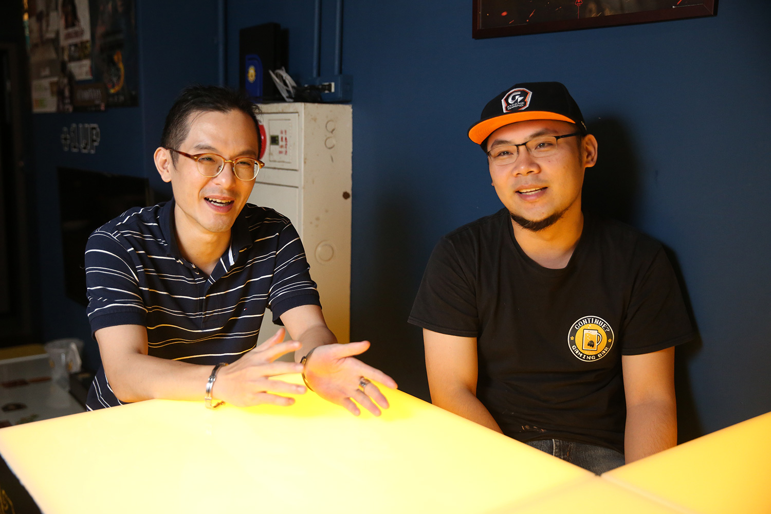 Continue? Gaming Bar是四位大學同窗合夥打造。照片為其中兩位合夥人許通晏(左)及黃上人。
