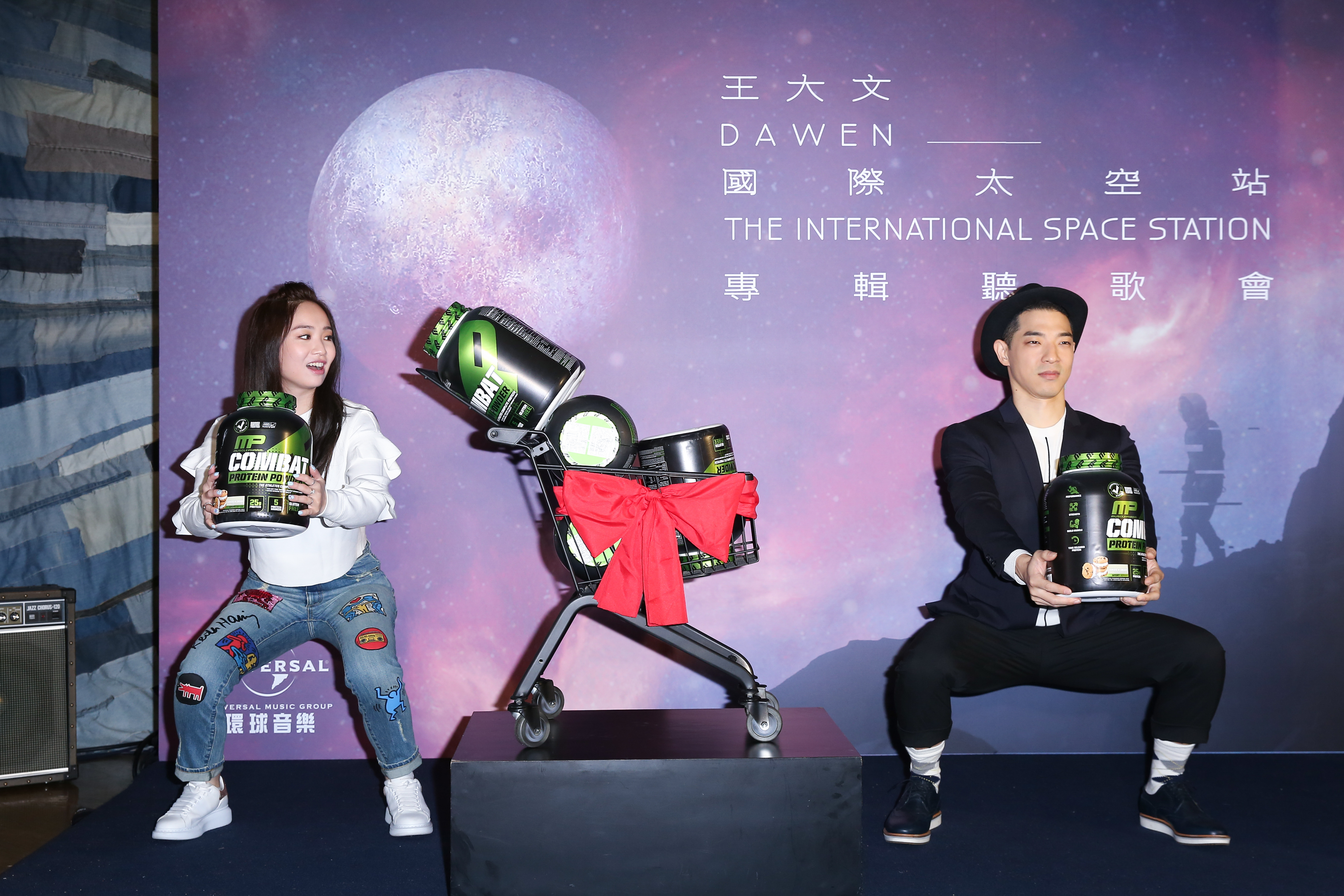 Kimberley陳芳語為王大文送上高蛋白祝賀他發片，兩人曾合唱情歌，還是同間健身房的好友。