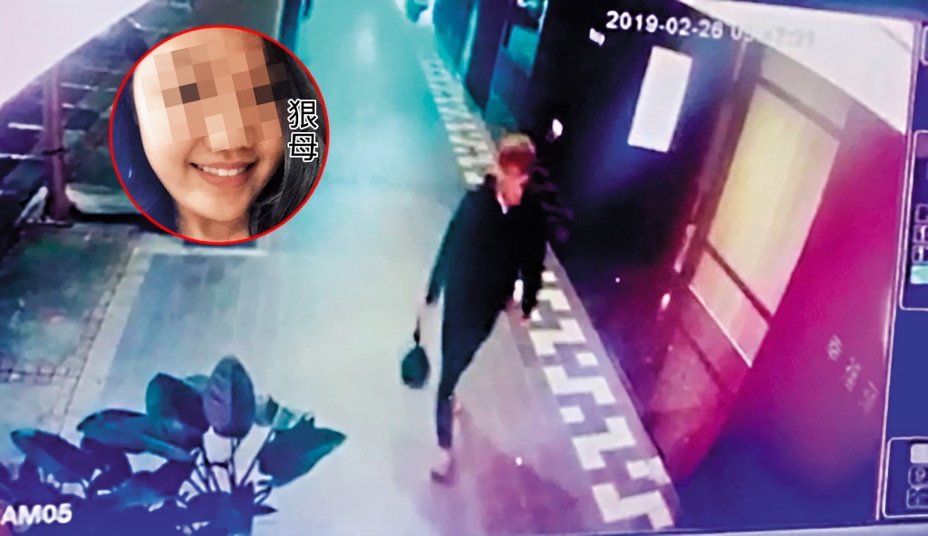 王男在昆明街、武昌街一帶繞圈，最後將孩子丟進廚餘桶。（東森新聞提供）