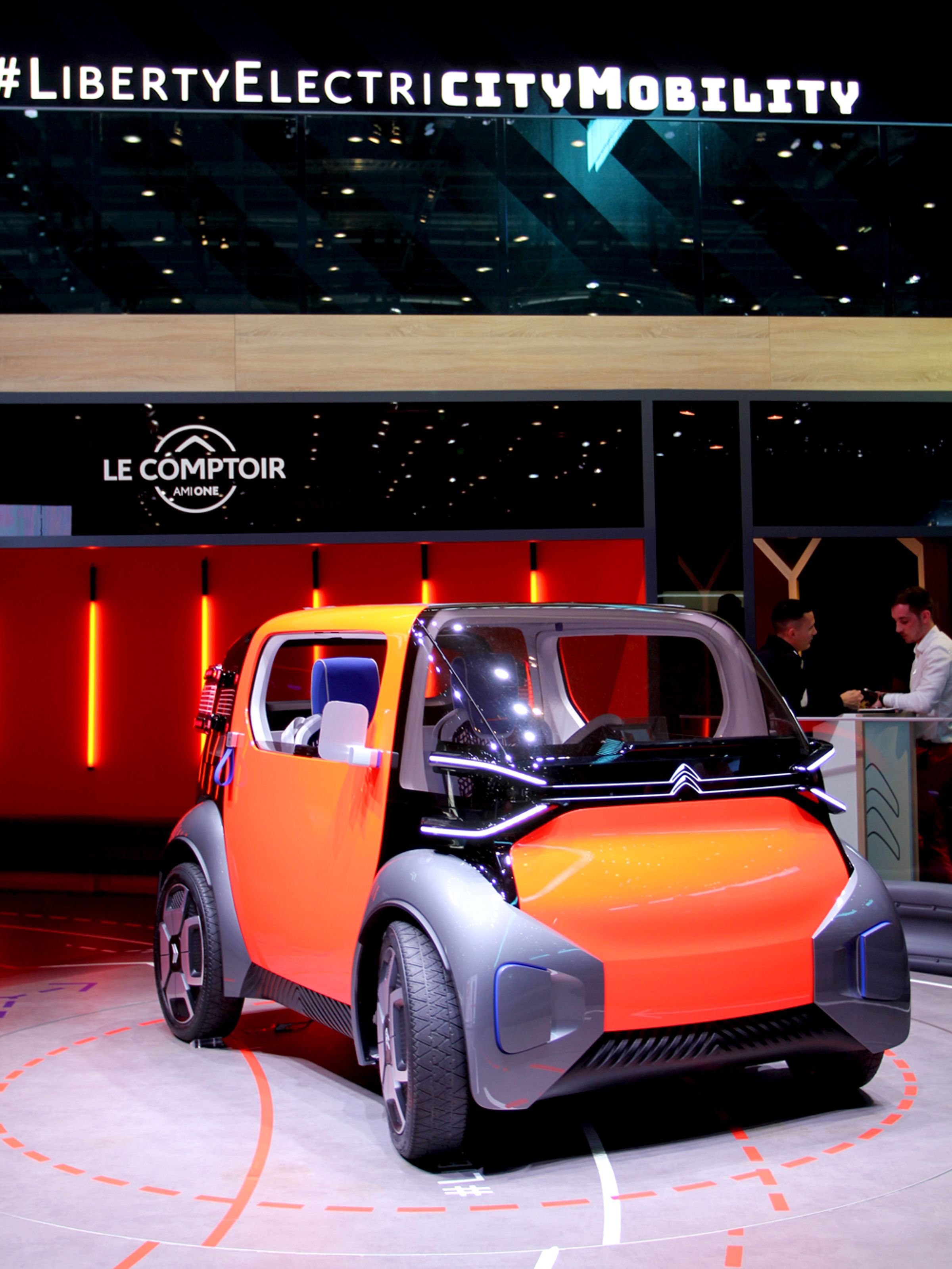 CITROEN在日內瓦車展上發表了最新概念都會小車「Ami One」。