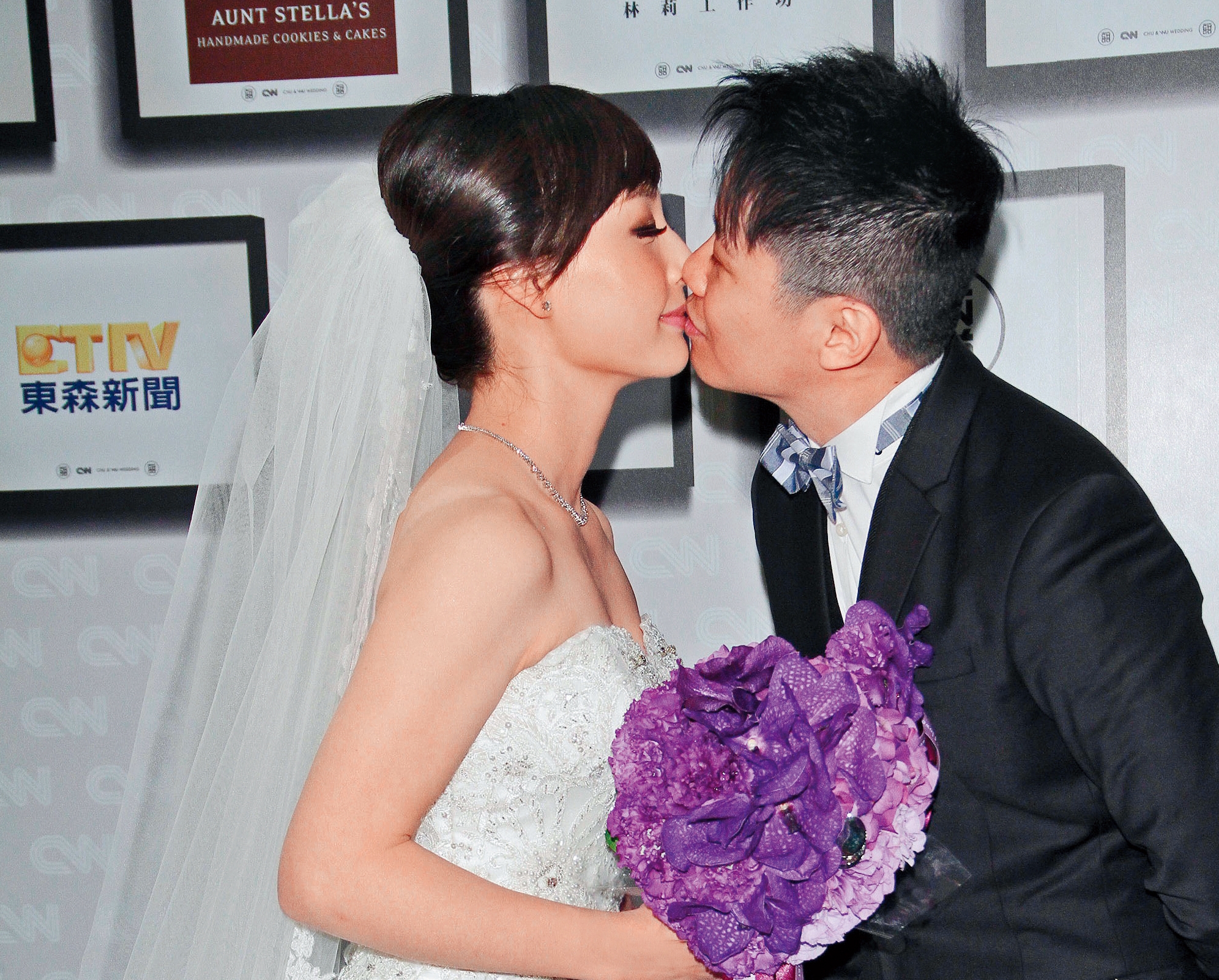 當年朱凱翔非常興奮娶到宅男女神主播吳宇舒，不過沒想到後來夫妻生活頻頻生波，而且吳宇舒還因被酸民催生而動怒。（東方IC）