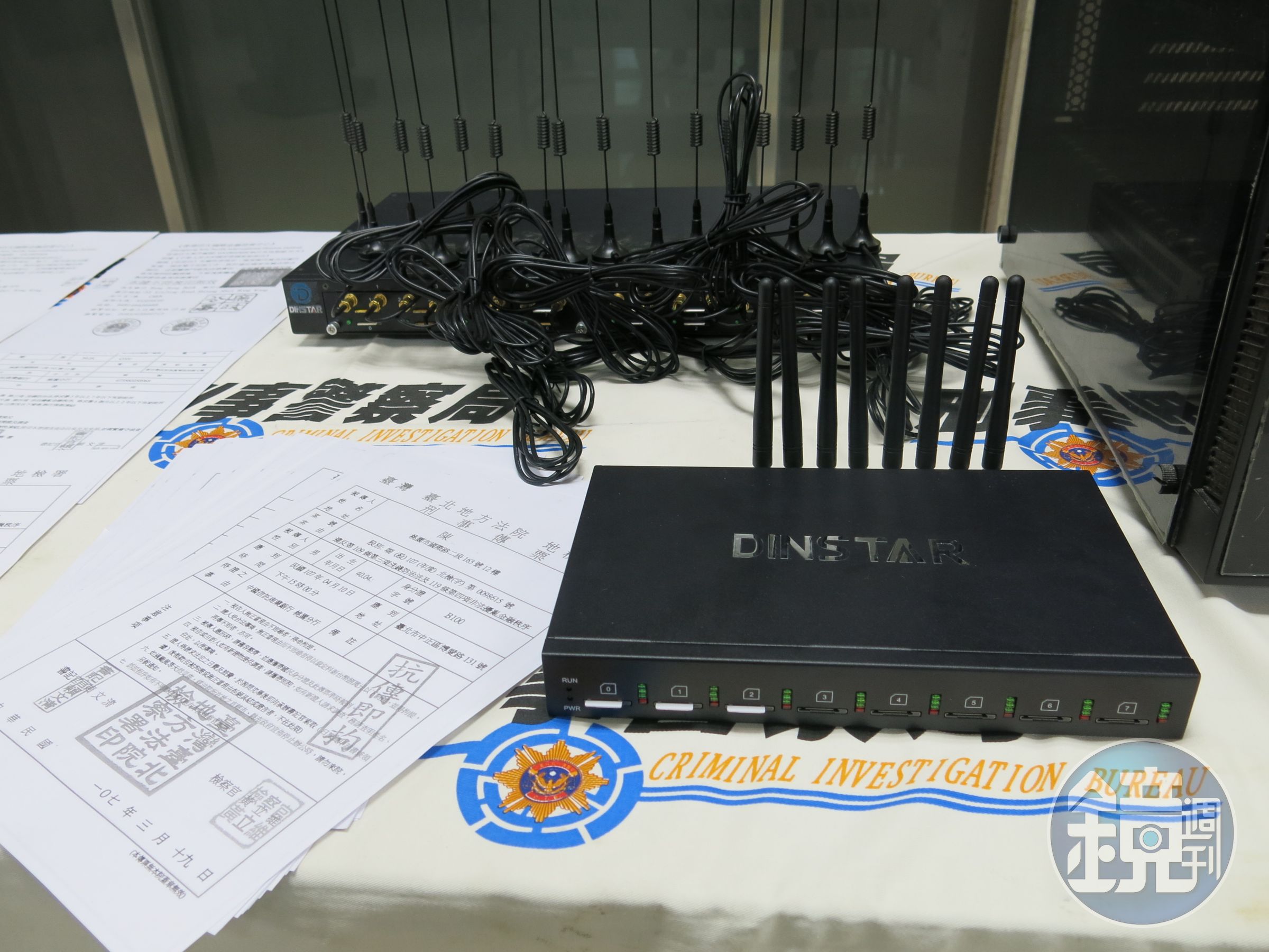 警方查扣違法節費器。（刑事局提供）