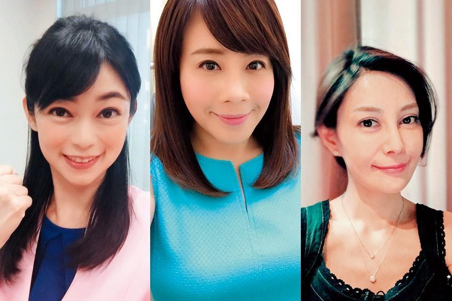 鄭凱云（左起）、秦綾謙和梁立都曾因婚姻問題成為勁爆話題人物。（摘自鄭凱云、秦綾謙和梁立臉書）