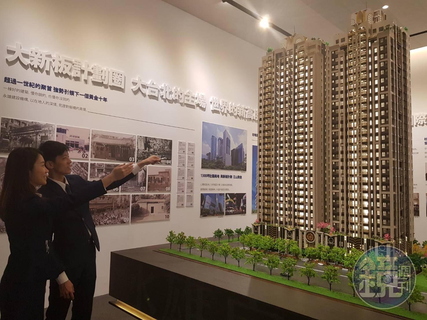 永雄卓閱為樓高29層的雙塔建築,外觀是以巴黎New Art-Deco經典建築設計,將古典風格元素轉換成簡潔的設計形式。