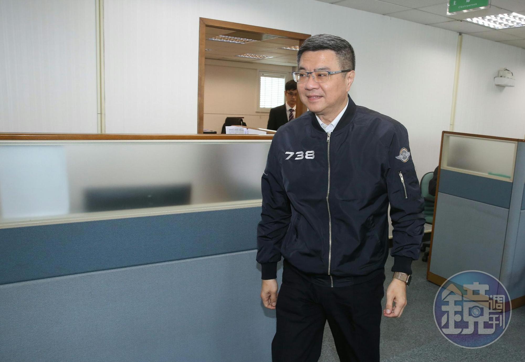 民進黨主席卓榮泰出席民進黨中執會。