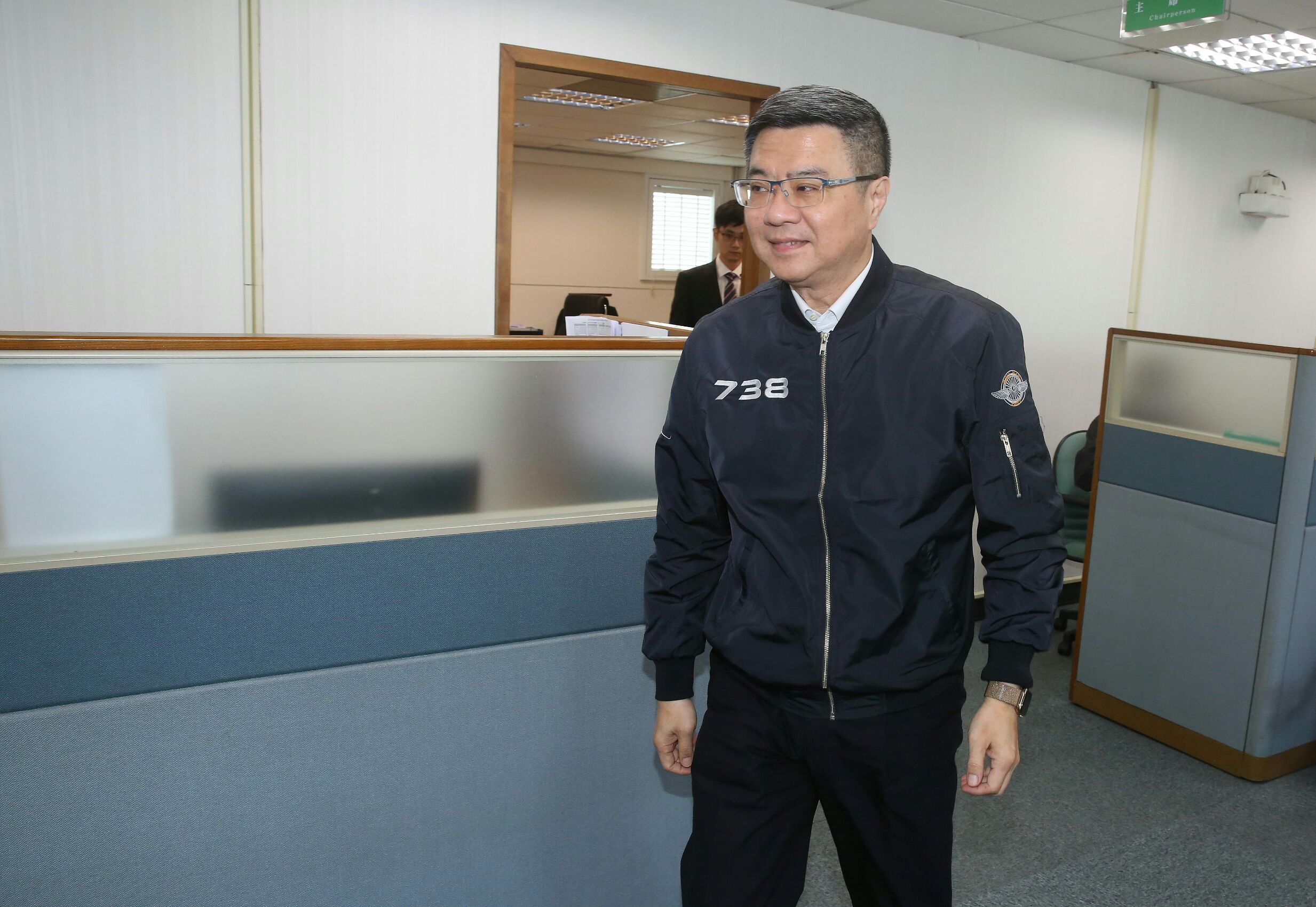 民進黨主席卓榮泰出席民進黨中執會。