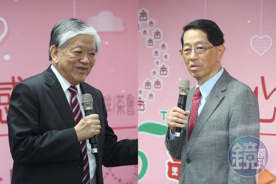 義美董事長高志尚(右)和總經理高志明(左)27日一同現身,分享公司的未來展望和品牌故事。